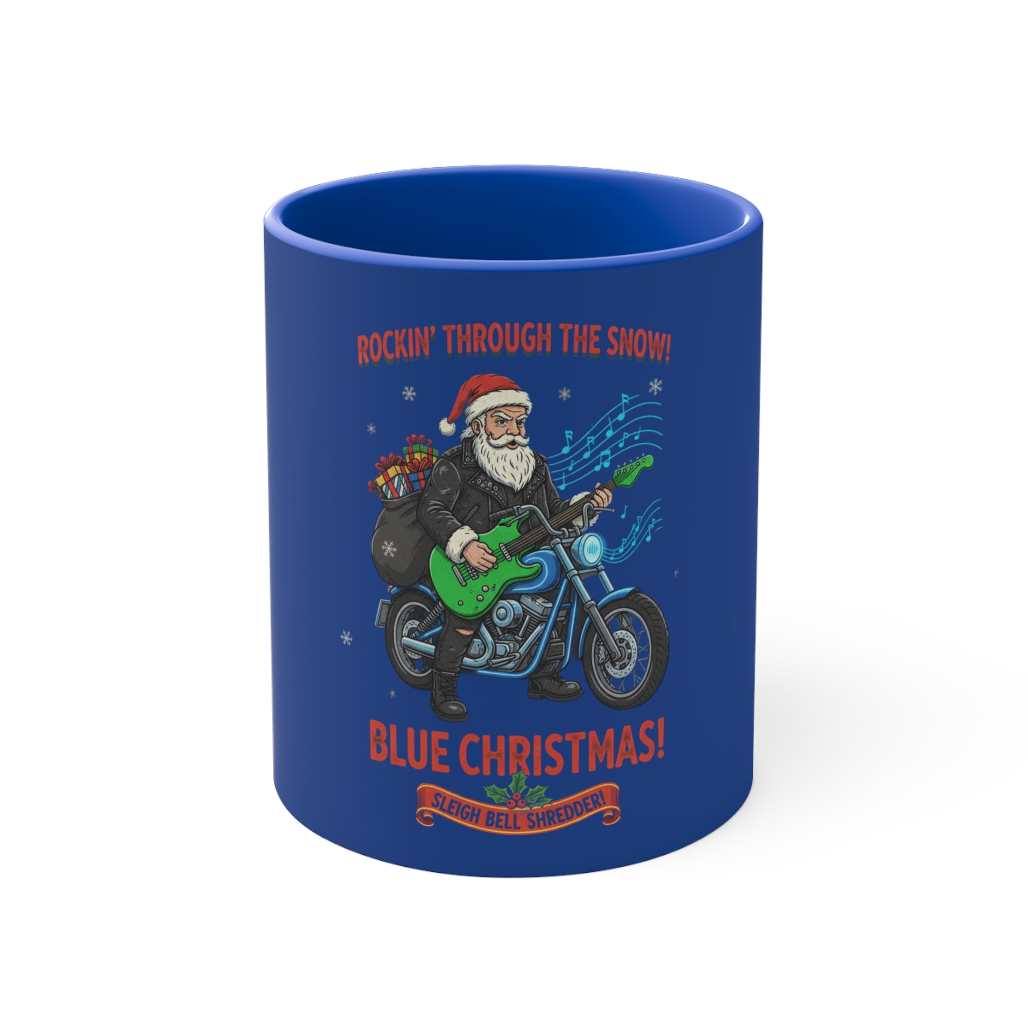 11oz Personalized Accent Mug With Blue And White Green And White Red And White Pink And White Color Schemes