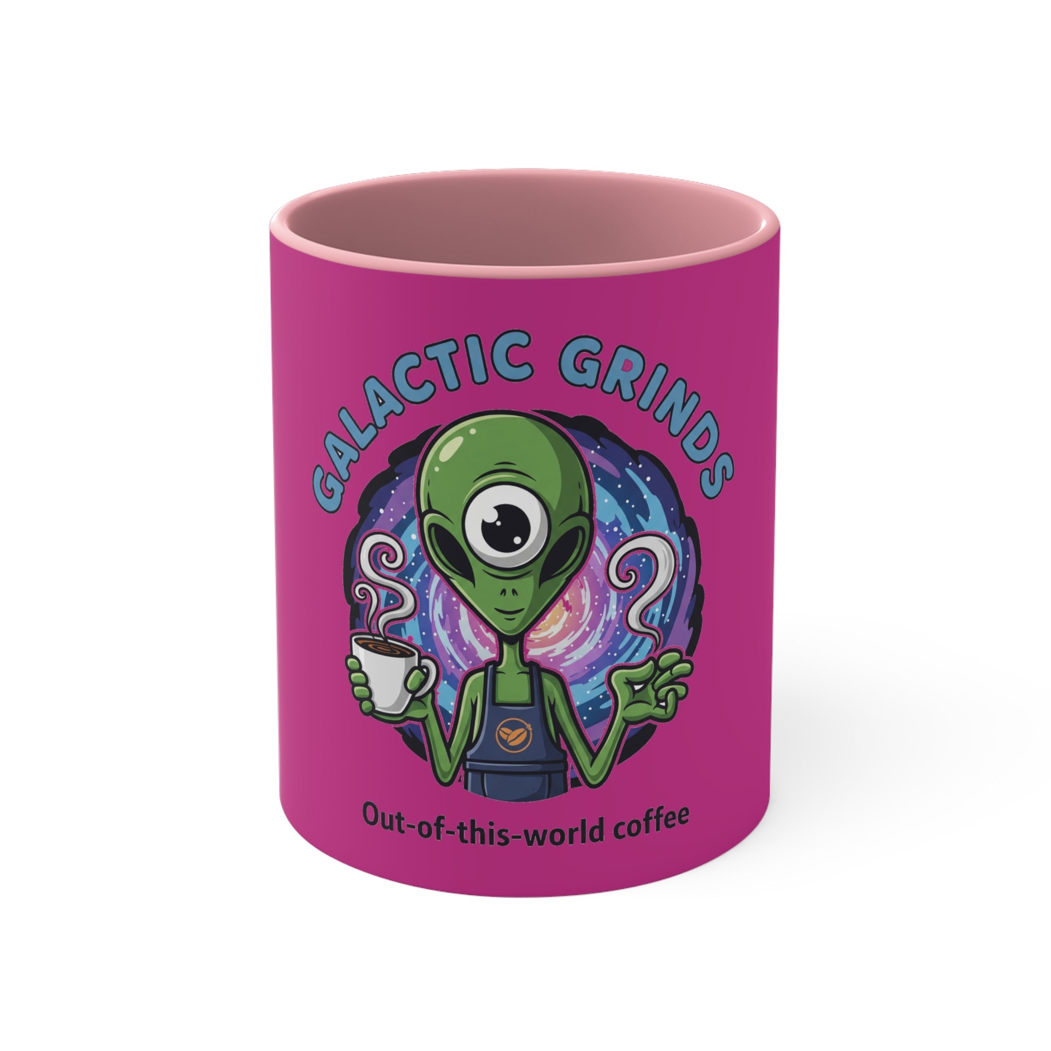 Galactic Grinds Alien Accent Mug | Fun Coffee Lover Gift | Unique Space-Themed Drinkware | Quirky Kitchen Decor | Perfect for [...]☕️