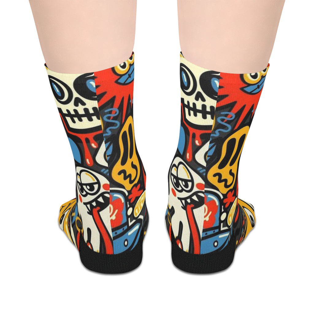 Cartoon Chaos Crew Socks