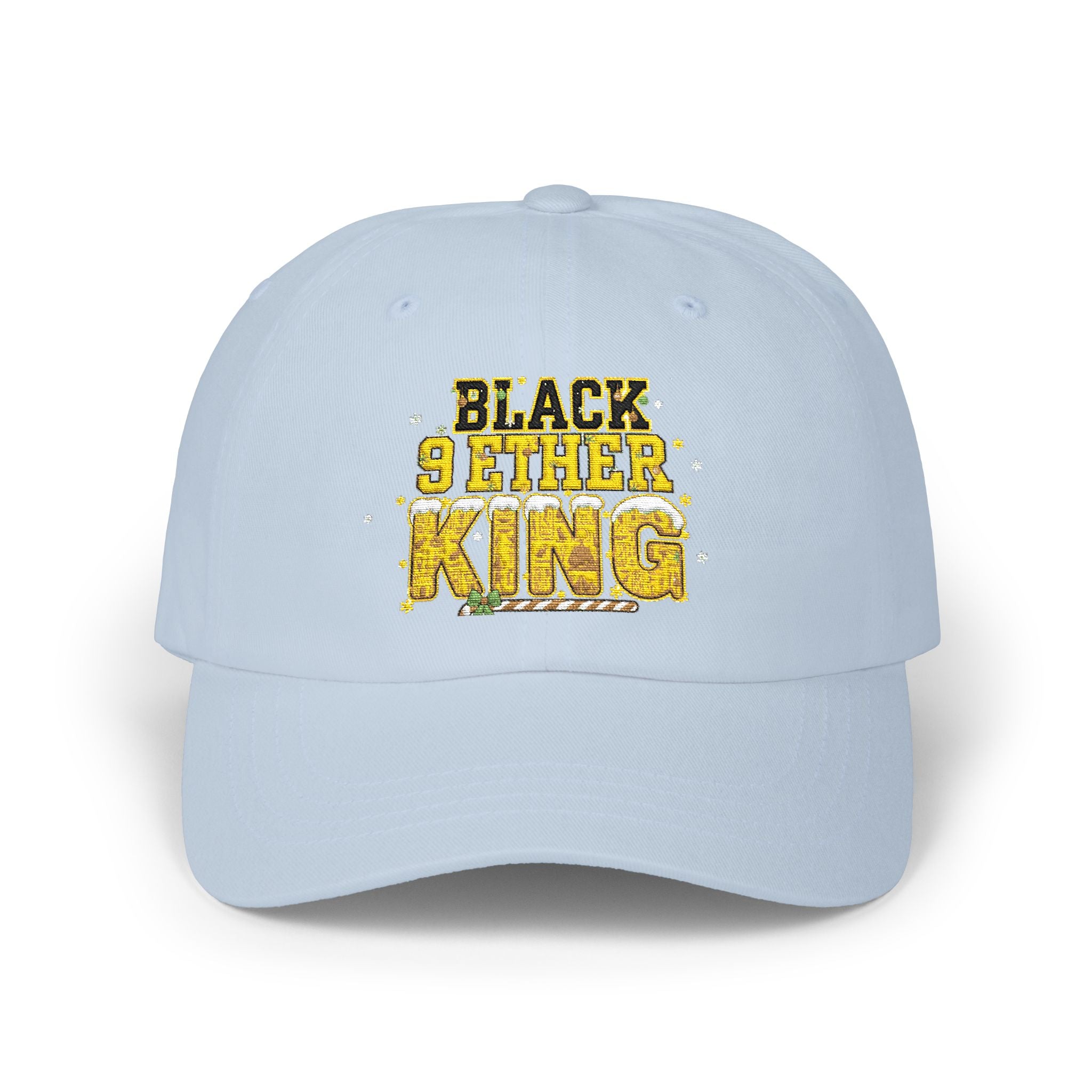 Black Father King Dad Cap — "Black Father King" Embroidered Baseball Hat