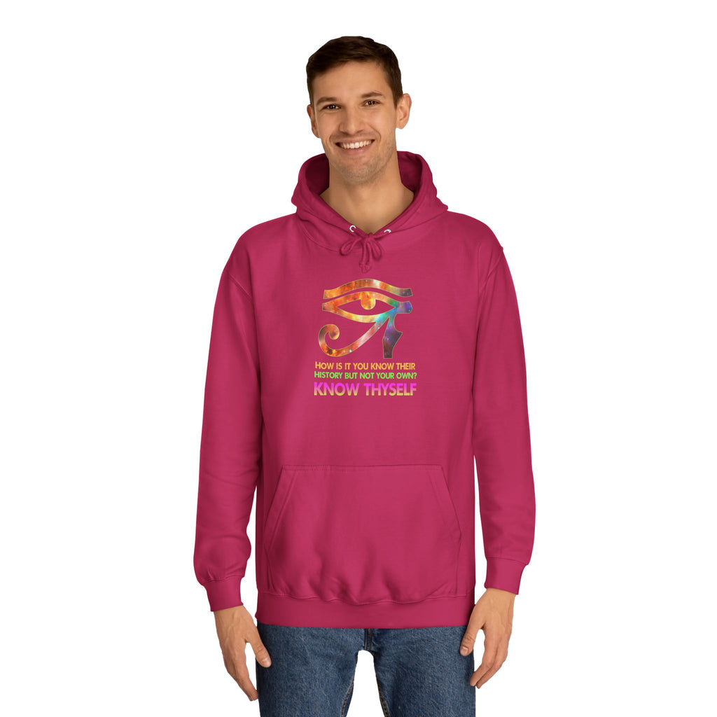 Know Thyself Hoodie — Inspirational College Sweatshirt