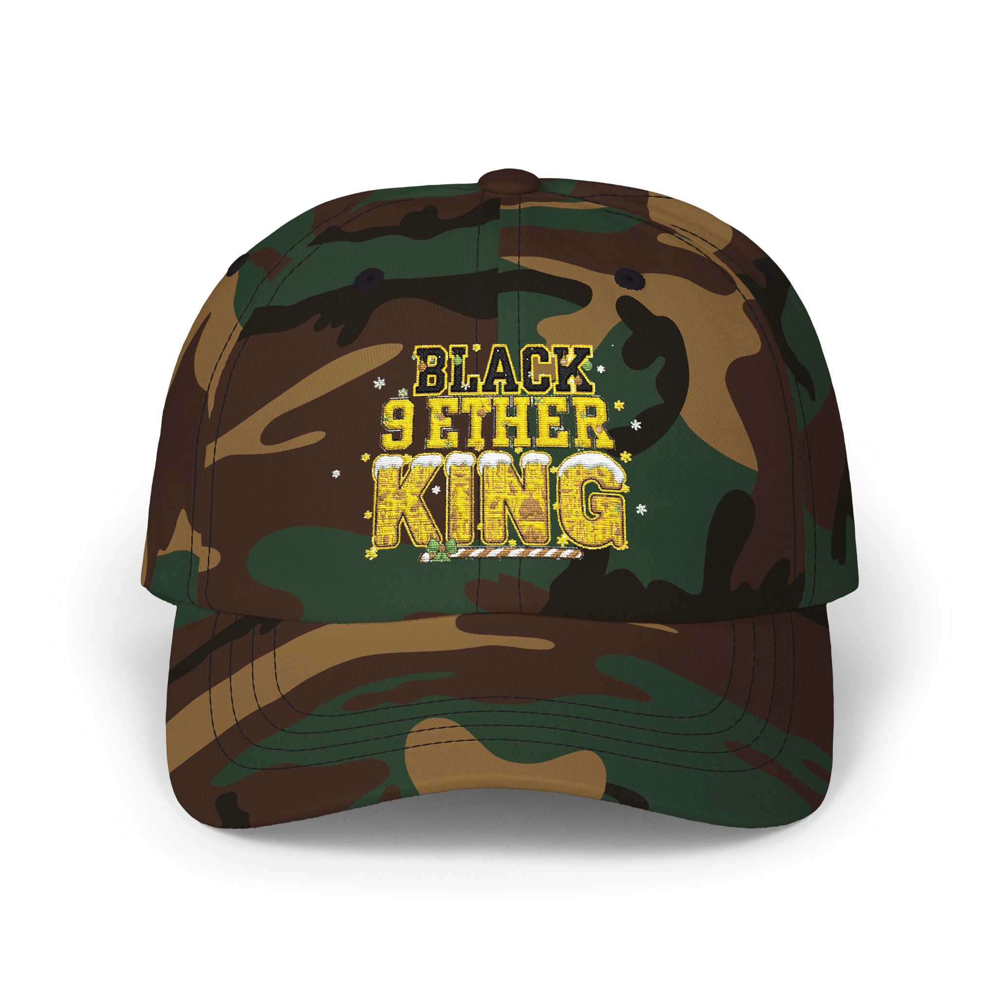 Black Father King Dad Cap — "Black Father King" Embroidered Baseball Hat