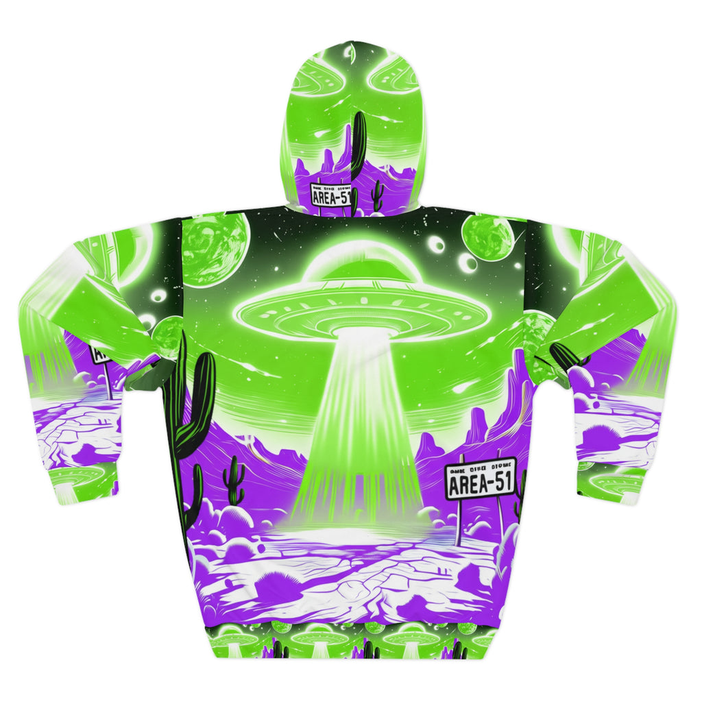Area 51 UFO Hoodie — Alien Abduction Pullover
