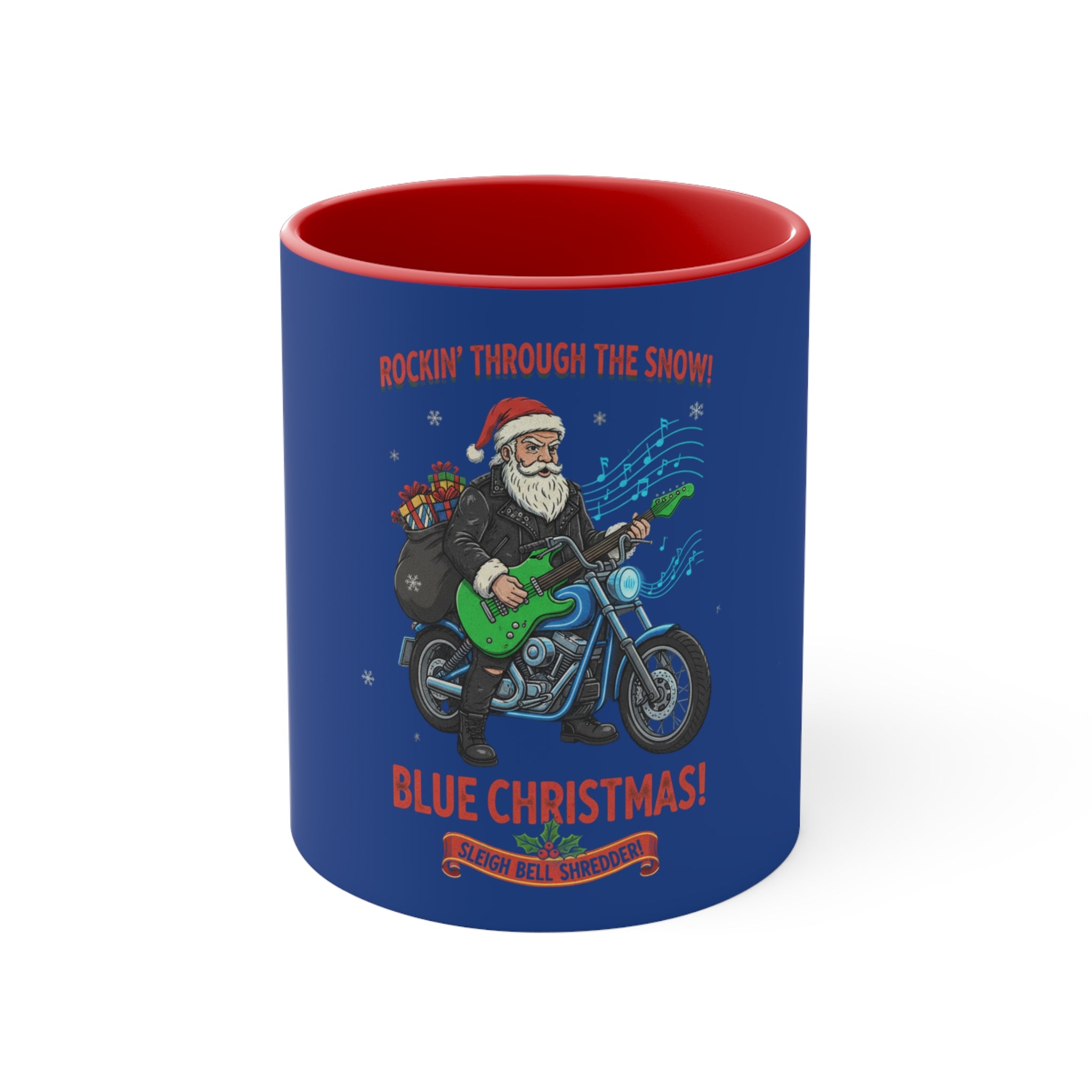 11oz Personalized Accent Mug With Blue And White Green And White Red And White Pink And White Color Schemes