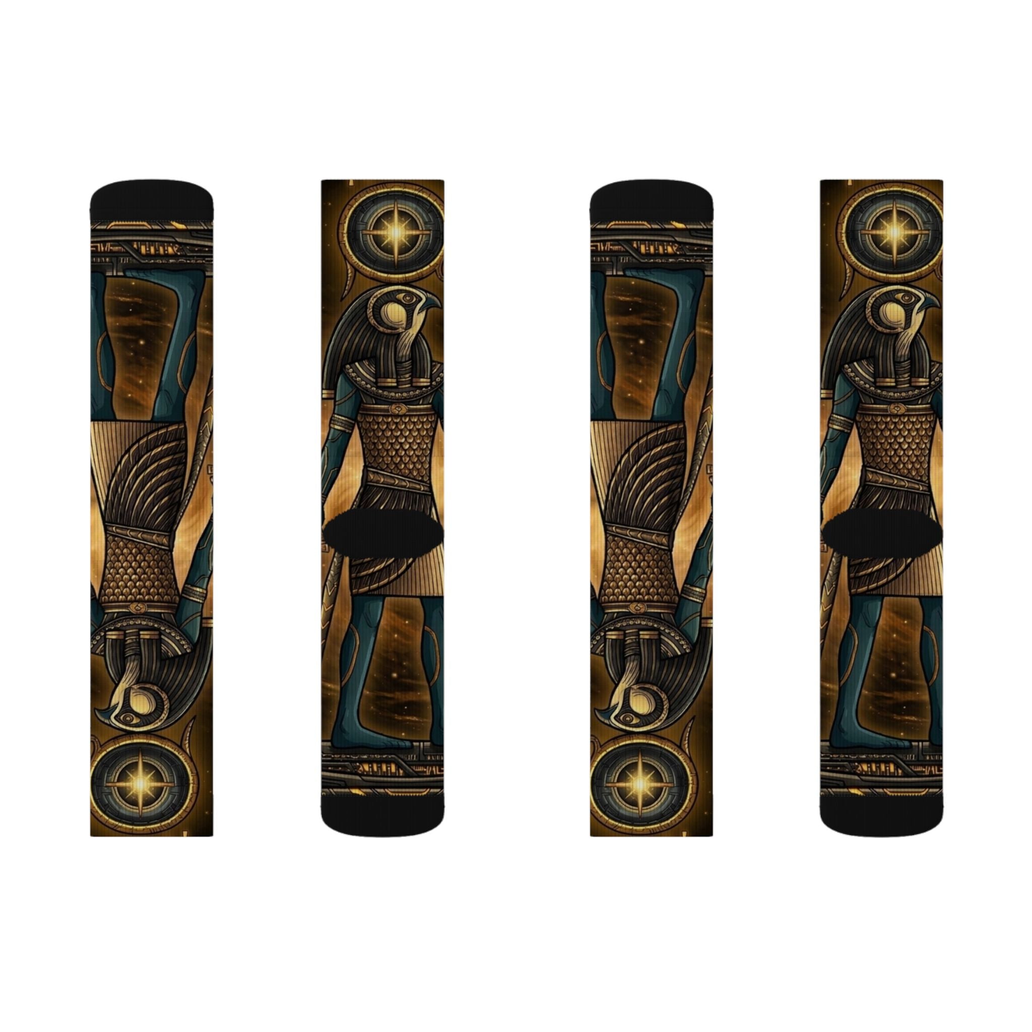 Ancient Frequency Socks-Gold Pharaoh