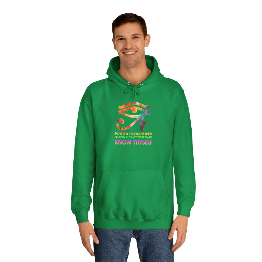 Know Thyself Hoodie — Inspirational College Sweatshirt