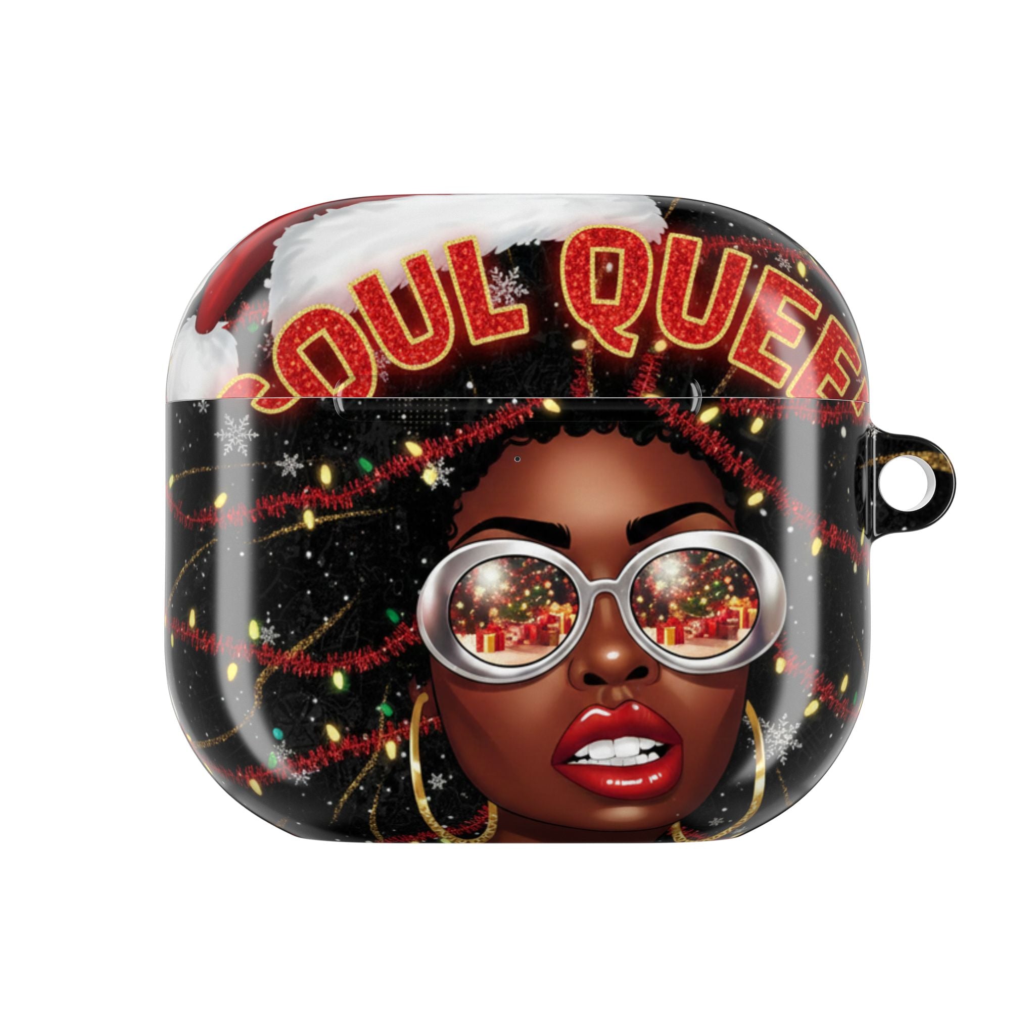 AirPod Case — "Soul Queen" Holiday Afrocentric Design