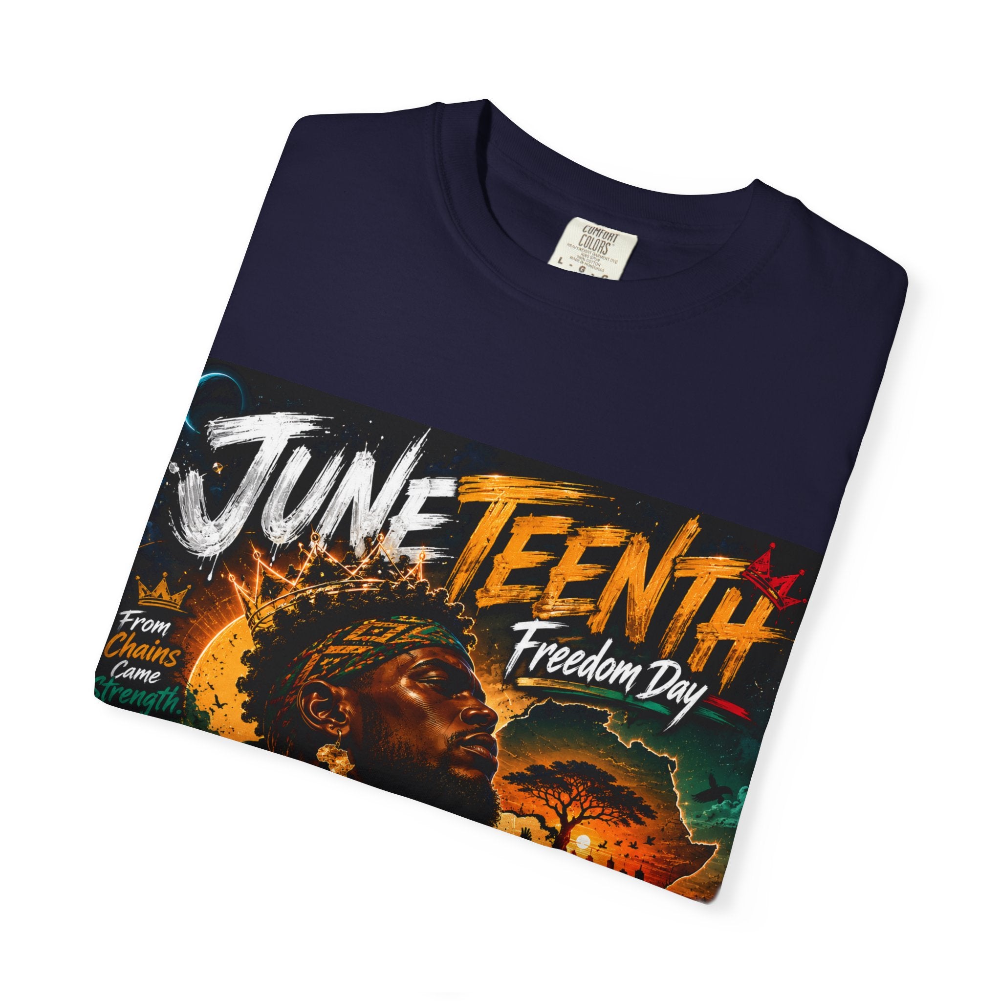 Juneteenth Freedom Day Tee – Unisex Garment-Dyed T-Shirt