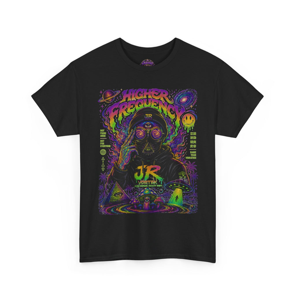 Psychedelic 'Higher Frequency' Graphic Tee