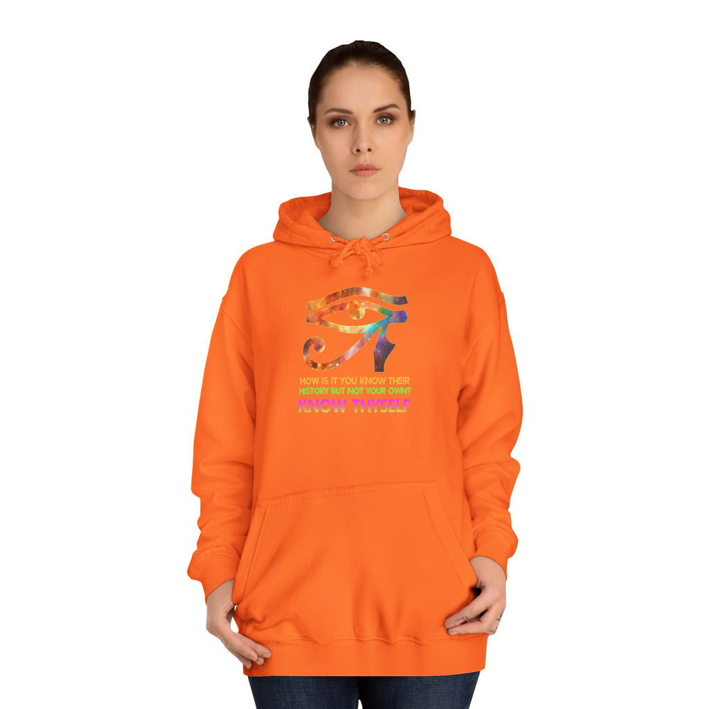 Know Thyself Hoodie — Inspirational College Sweatshirt
