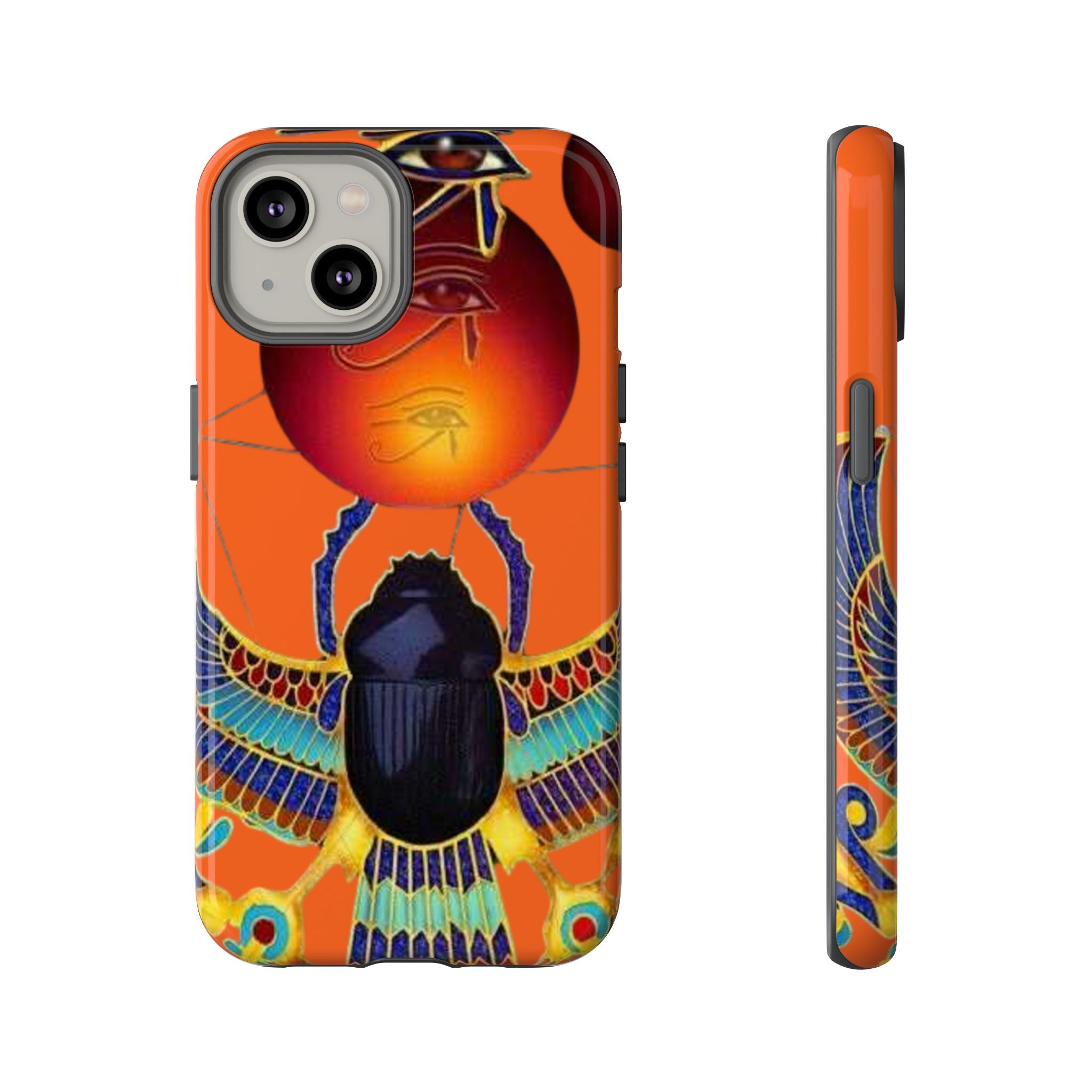 Egyptian-Inspired Phone Case, Tough Phone Cover, Unique Protective Case, Gift for Her, Vibrant Egyptian Art