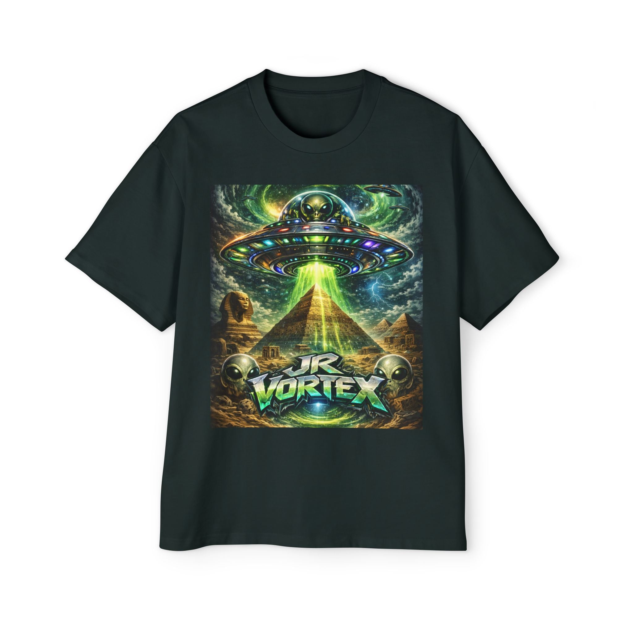 UFO Vortex Graphic Tee Printify