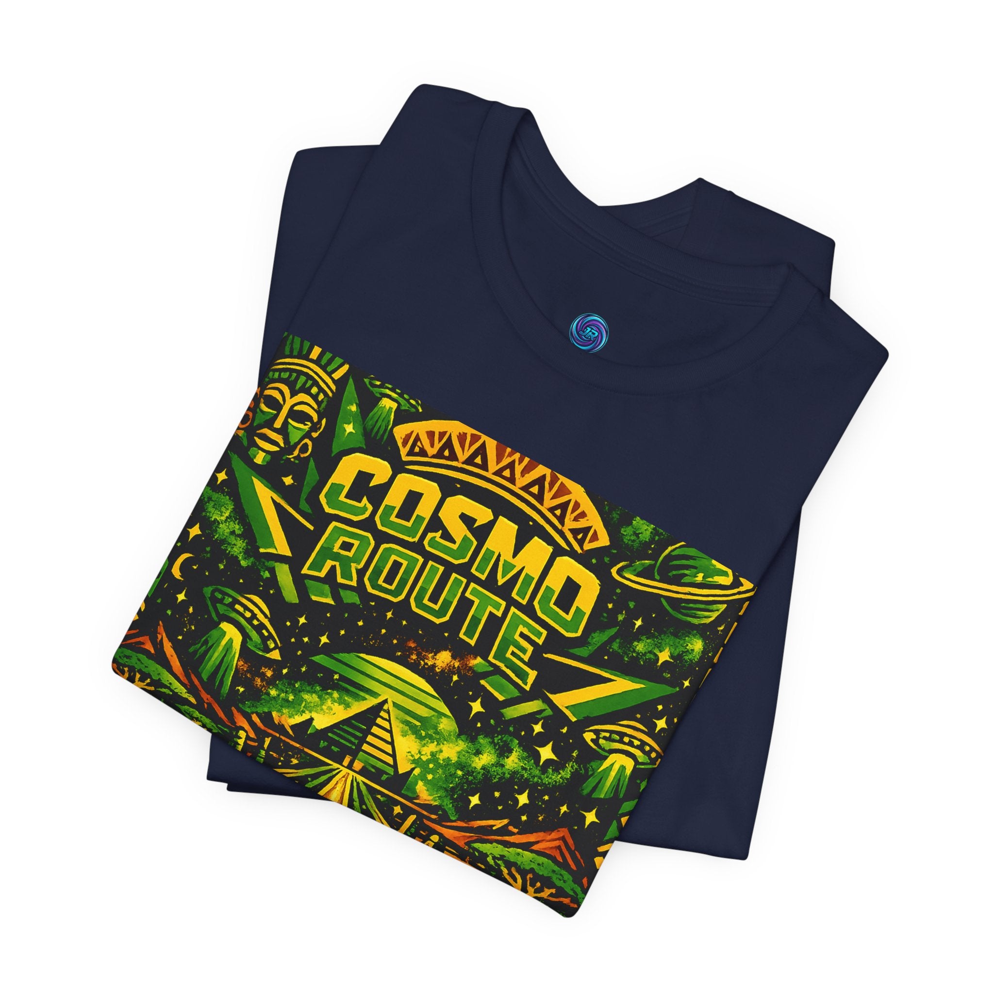 Cosmo Route / Ether Rising  ✅️✅️✅️ Tee — Cosmic Roots Collection Printify