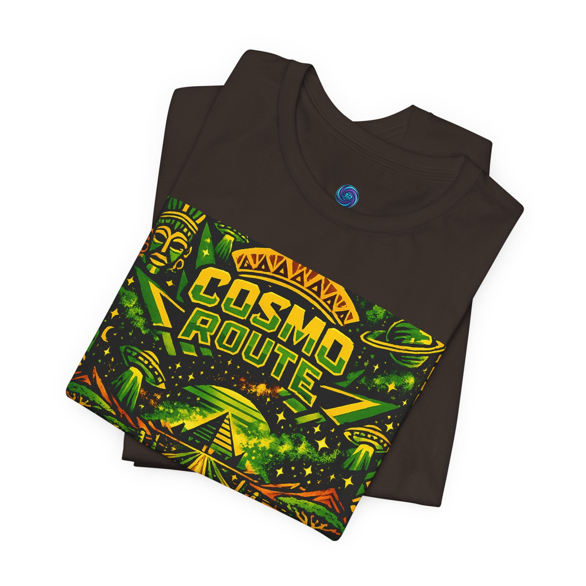 Cosmo Route / Ether Rising  ✅️✅️✅️ Tee — Cosmic Roots Collection Printify