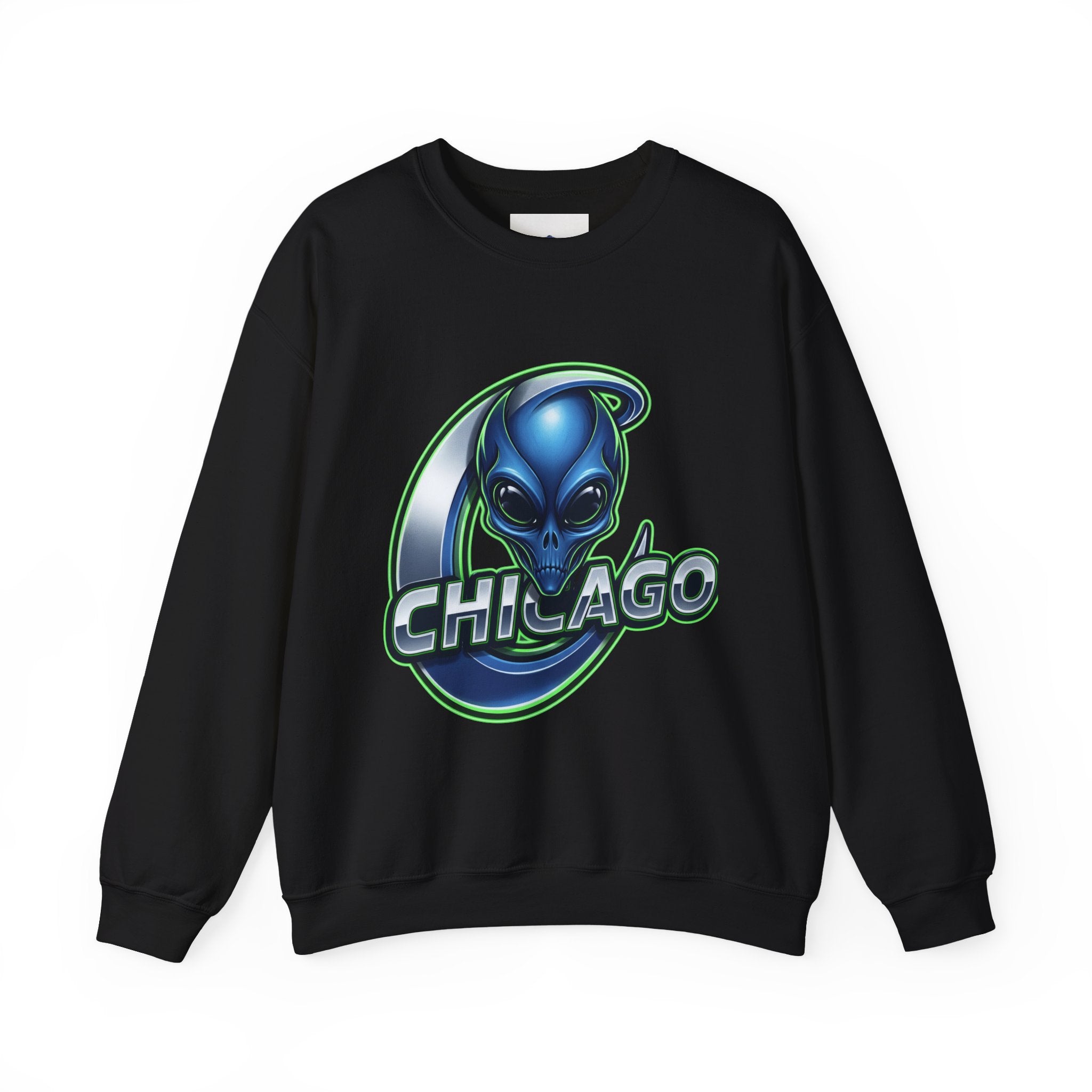 Chicago Alien Sweatshirt — Alien Graphic Crewneck