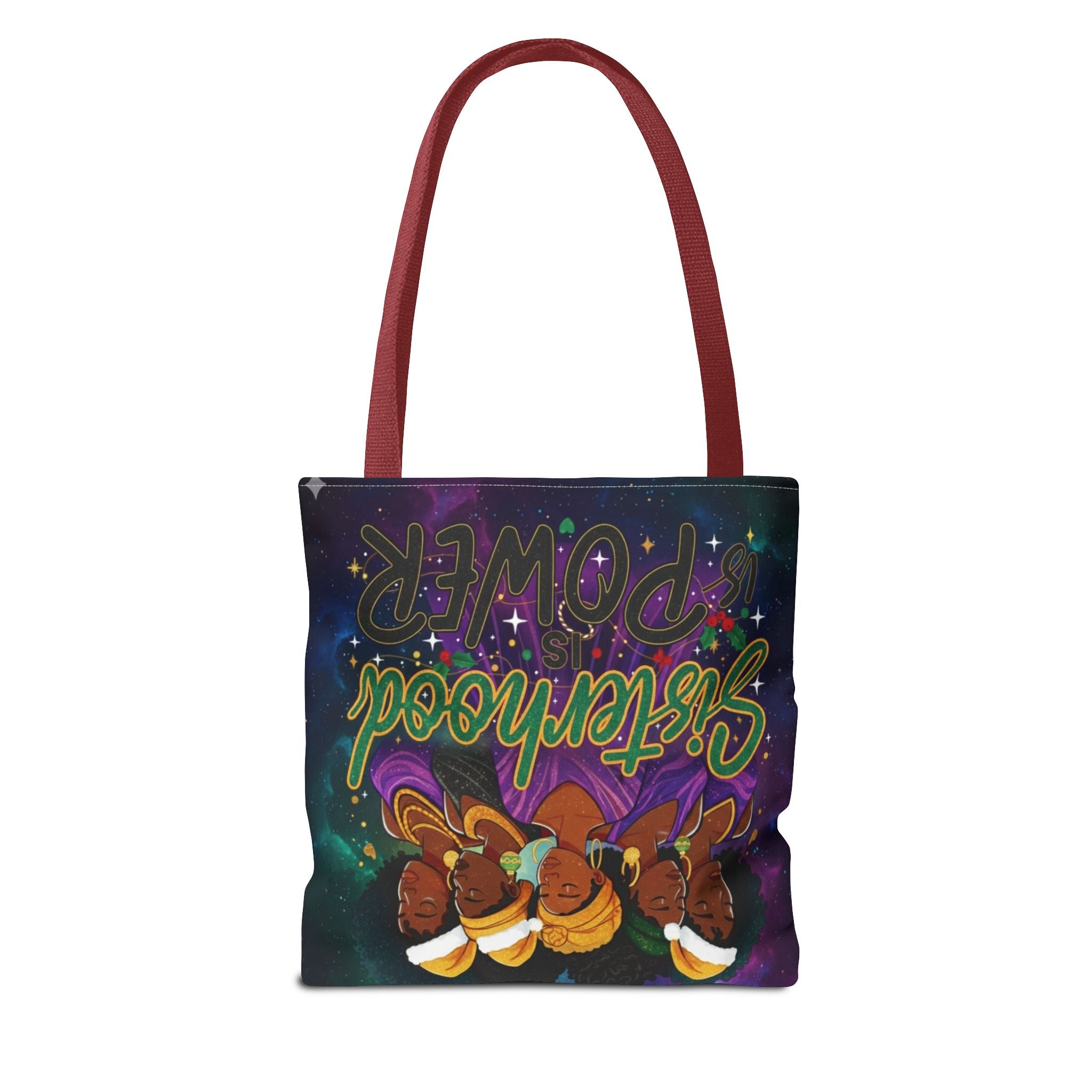 Sisterhood Power Tote Bag – Afrocentric Women Unity Canvas Tote