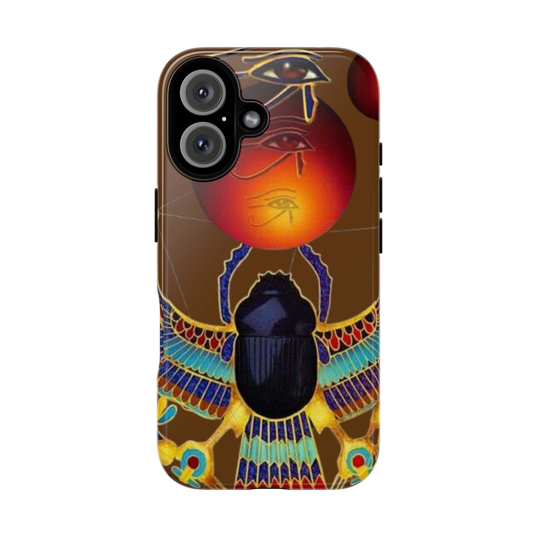 Egyptian Scarab Phone Case | Tough Cases for Unique Style, Protective Cases, Artistic Phone Covers, Gifts for Art Lovers