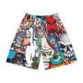 Vibrant Graphic Men's Sports Shorts - Street Art Inspired🍄 Printify