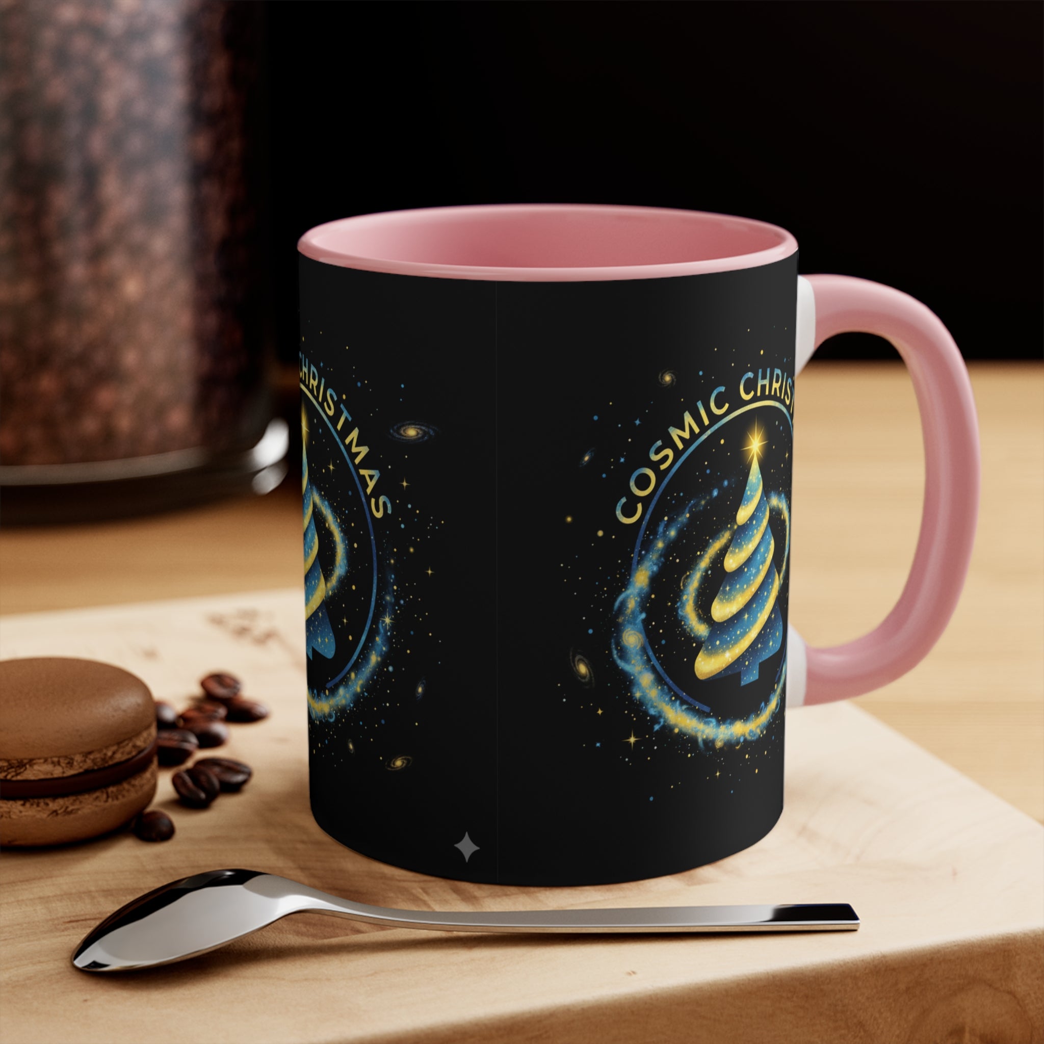 Cosmic Christmas Mug — 11oz Accent Holiday Coffee Cup❄️