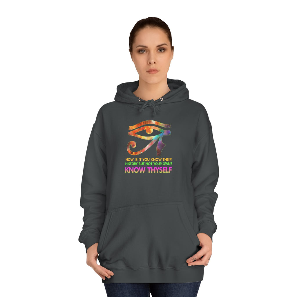 Know Thyself Hoodie — Inspirational College Sweatshirt