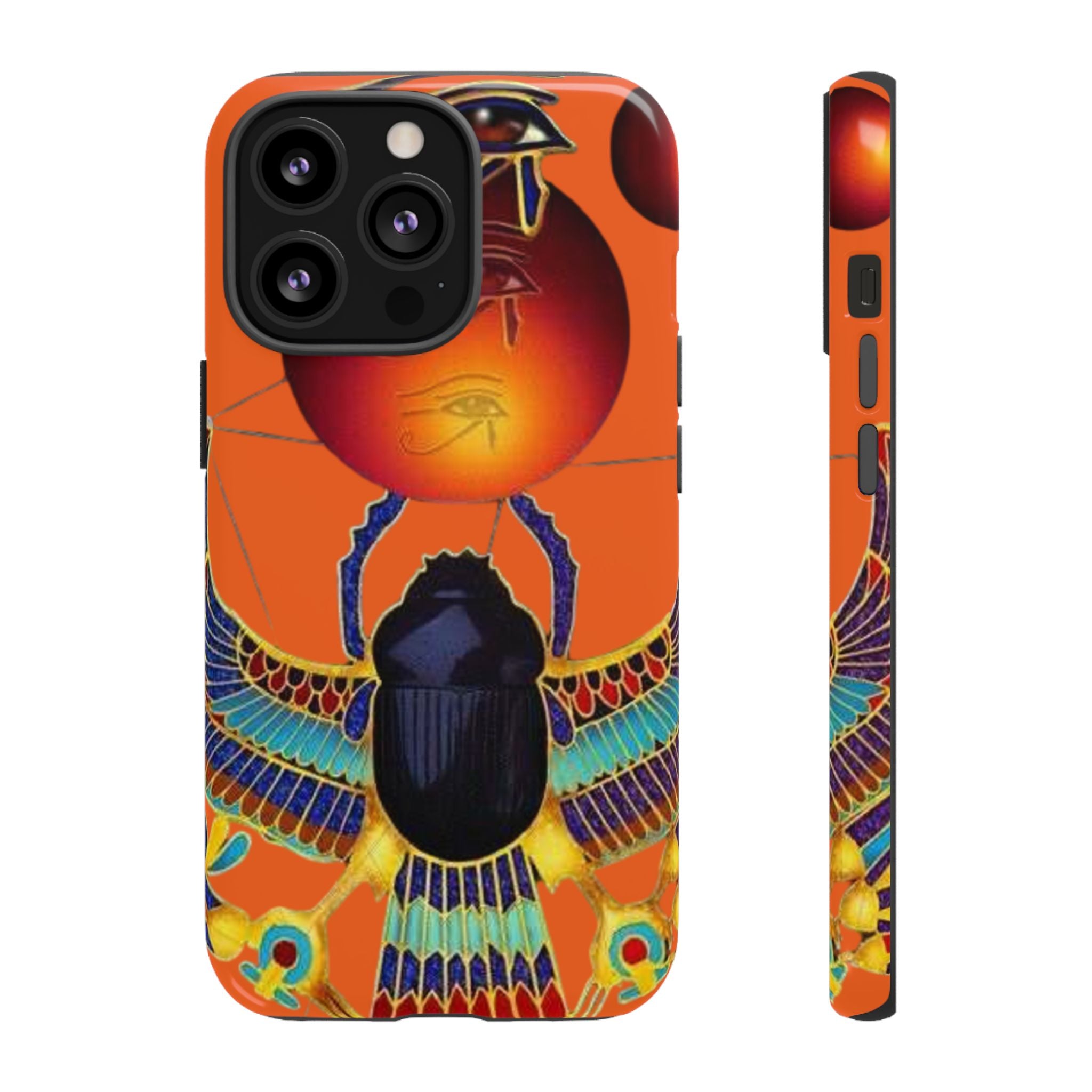 Egyptian-Inspired Phone Case, Tough Phone Cover, Unique Protective Case, Gift for Her, Vibrant Egyptian Art