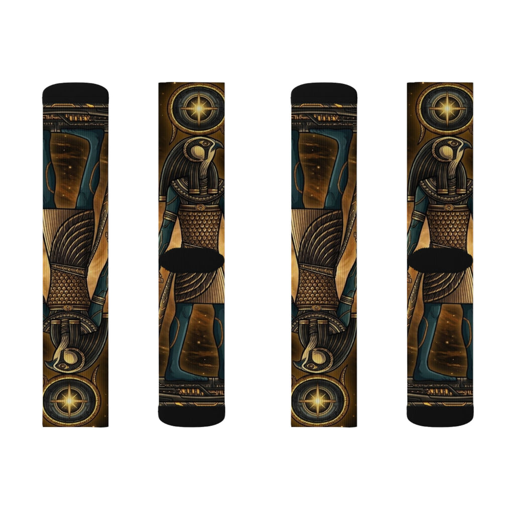 Ancient Frequency Socks-Gold Pharaoh