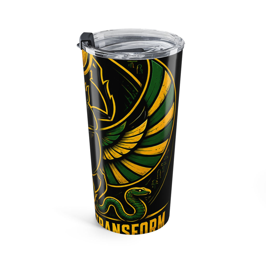 Scarab Beetle 20oz Tumbler – Egyptian Gold & Green Travel Cup
