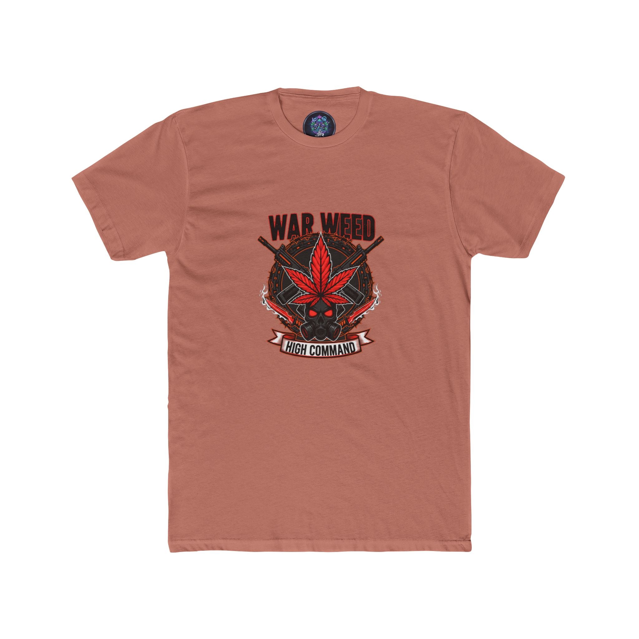 War Weed Unisex Cotton Crew Tee | Cannabis T-Shirt, Stoner Apparel, Gift for Cannabis Lovers, War Command Tee, Funny Weed Shirt