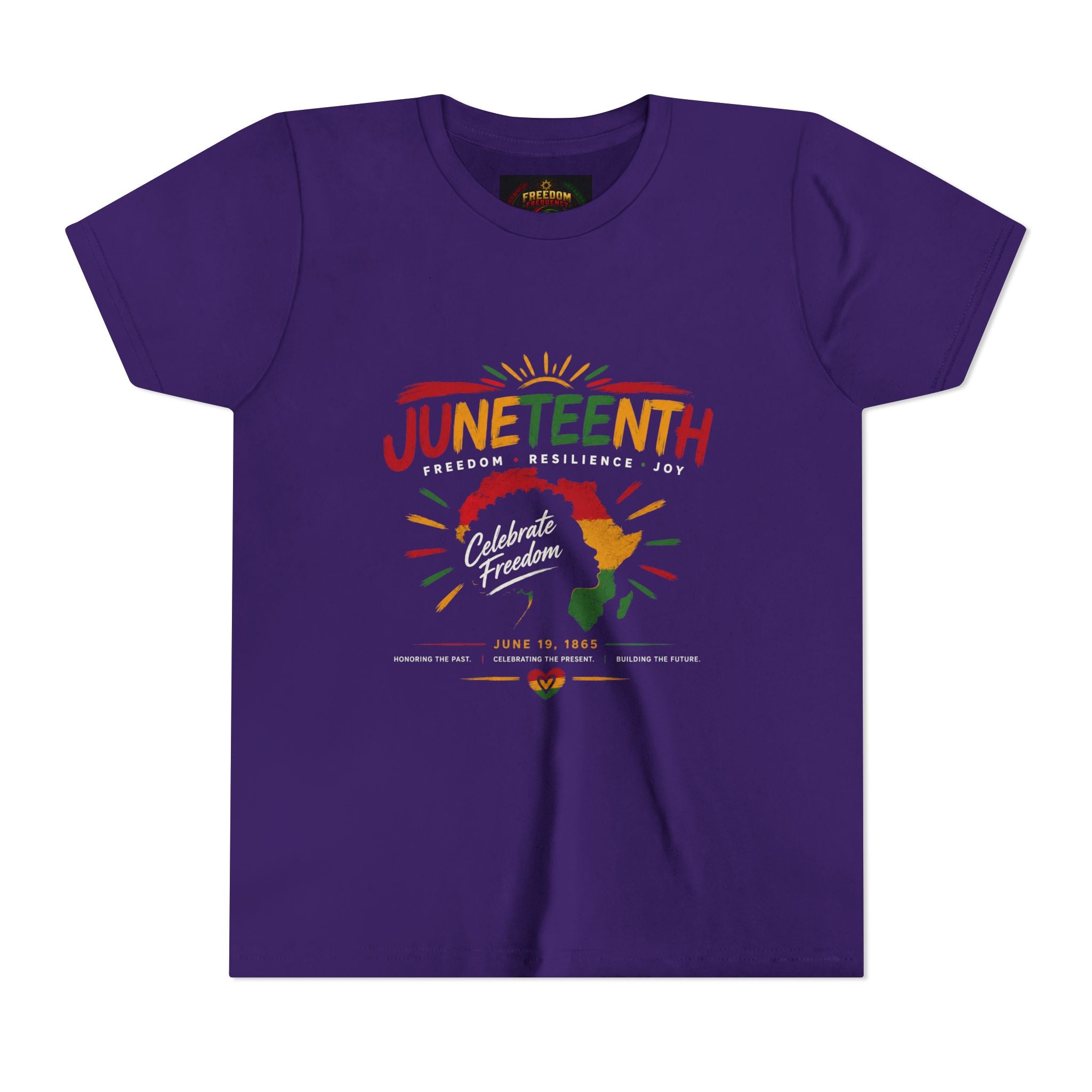 Juneteenth Youth Tee — Celebrate Freedom