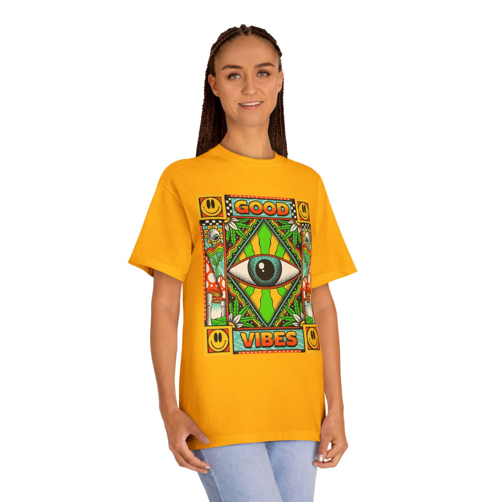 GOOD VIBES FREQUENCY TEE 👁️🌀