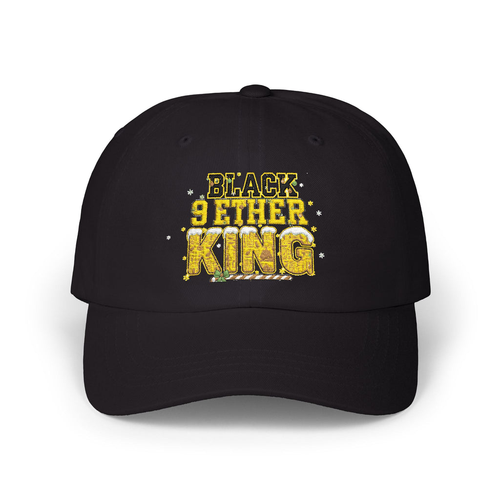 Black Father King Dad Cap — "Black Father King" Embroidered Baseball Hat