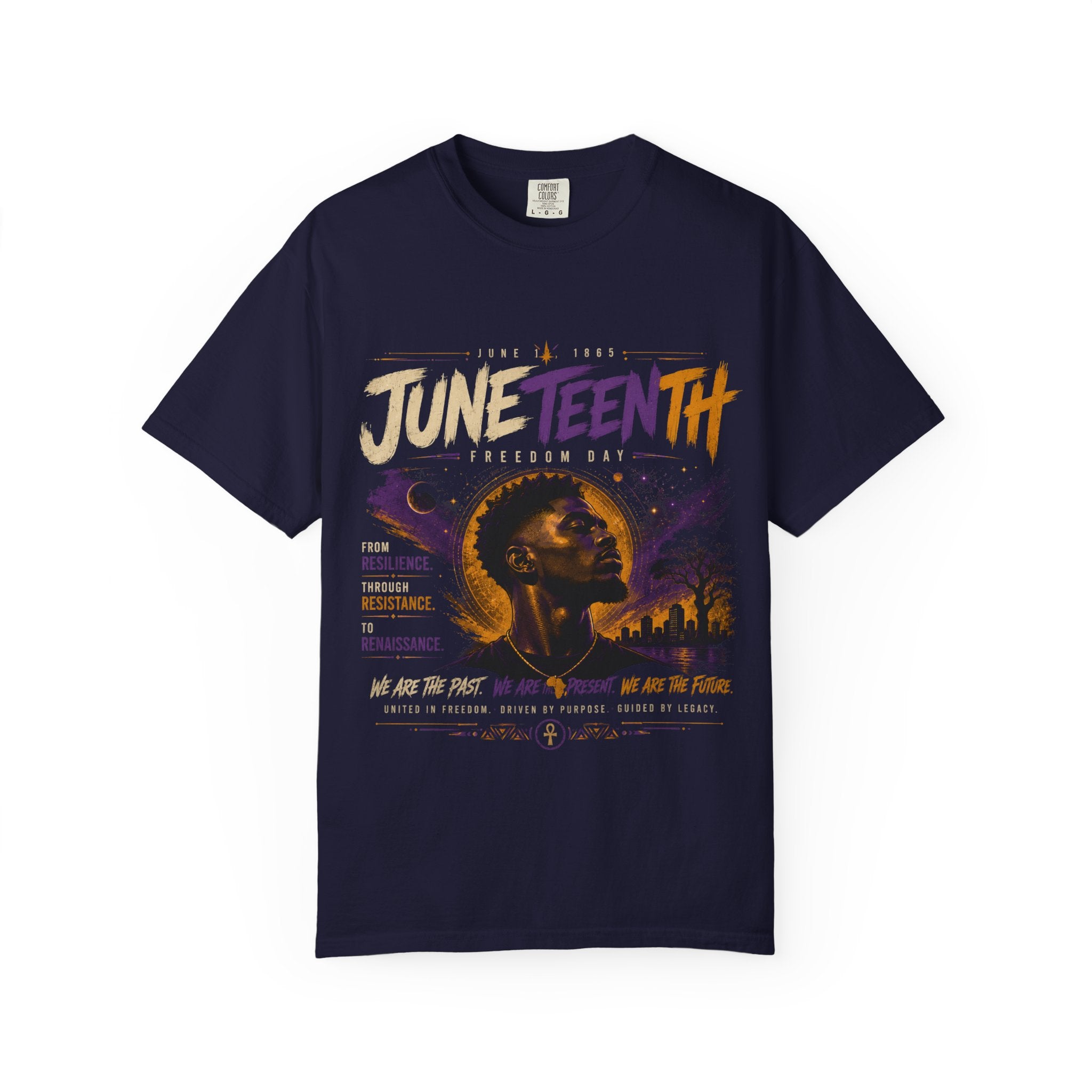 Juneteenth Freedom Day Tee – Resilience • Remembrance • Rising