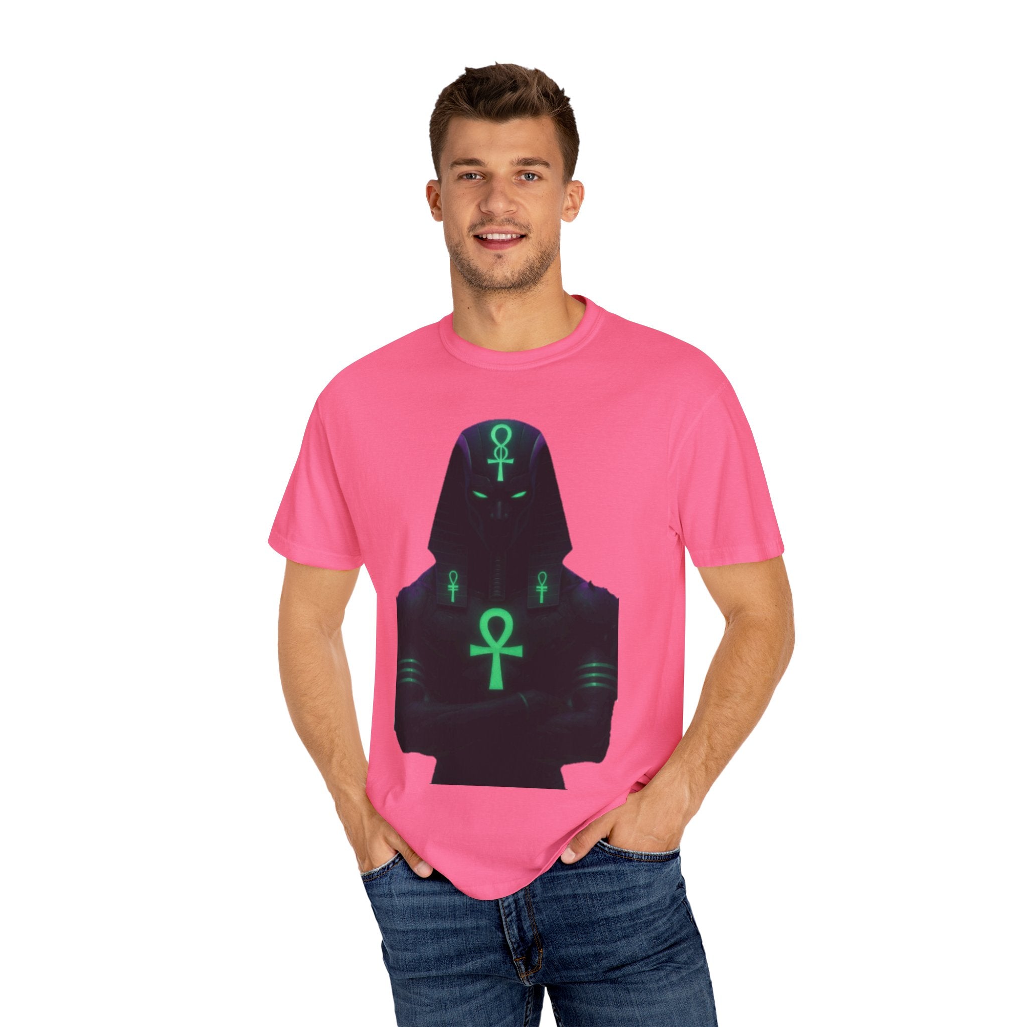 Mystical Ankh Graphic T-Shirt, Unisex Tee, Spiritual Gift, Unique Fashion, Festival Wear, Everyday Comfort