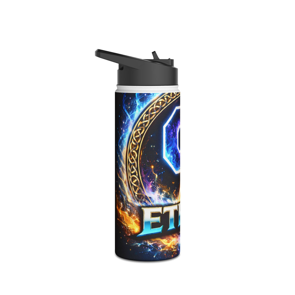 9 Ether Cosmic Energy Water Bottle 🌀, Standard Lid