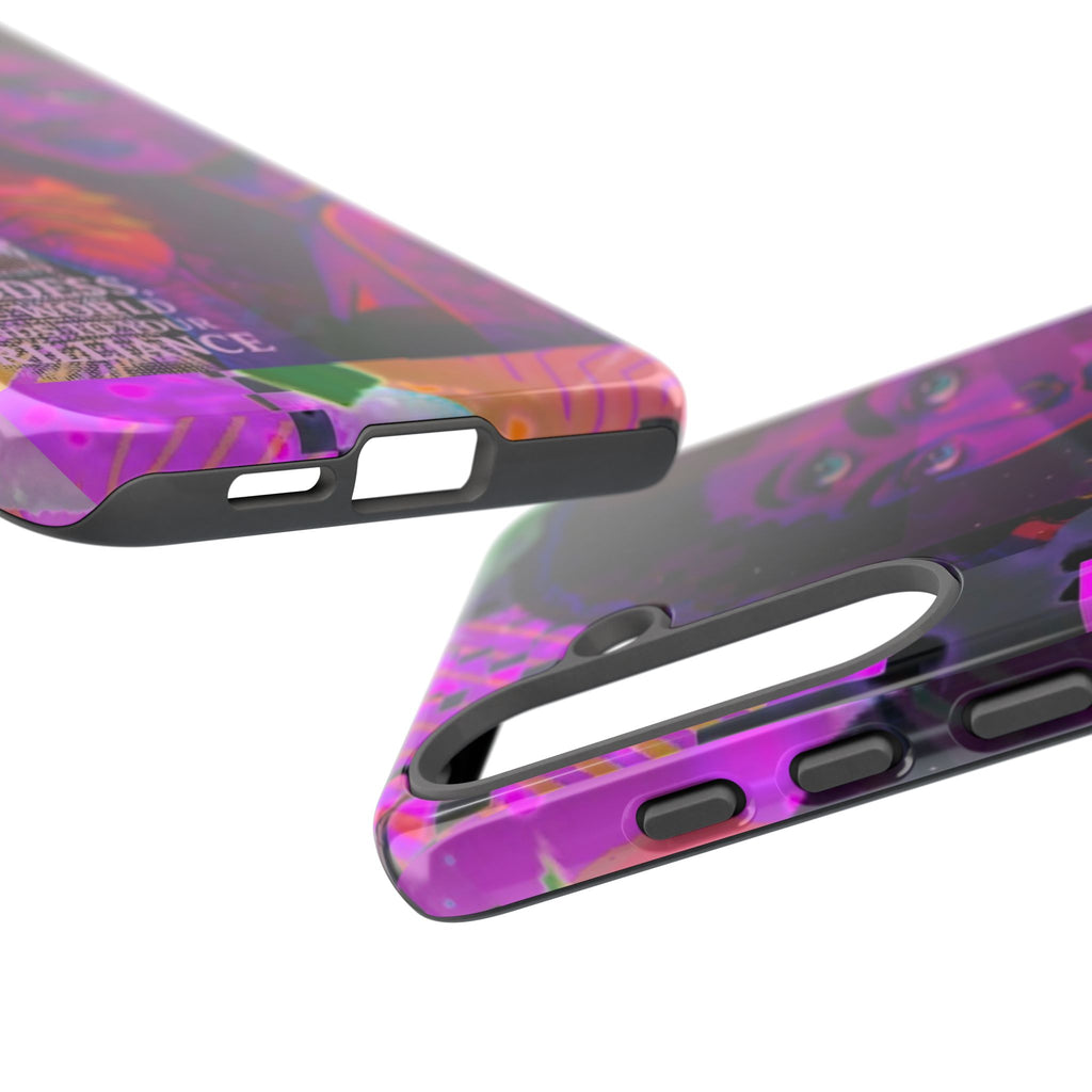 Third-Eye Goddess Phone Case — Neon Psychic Art iPhone Cover