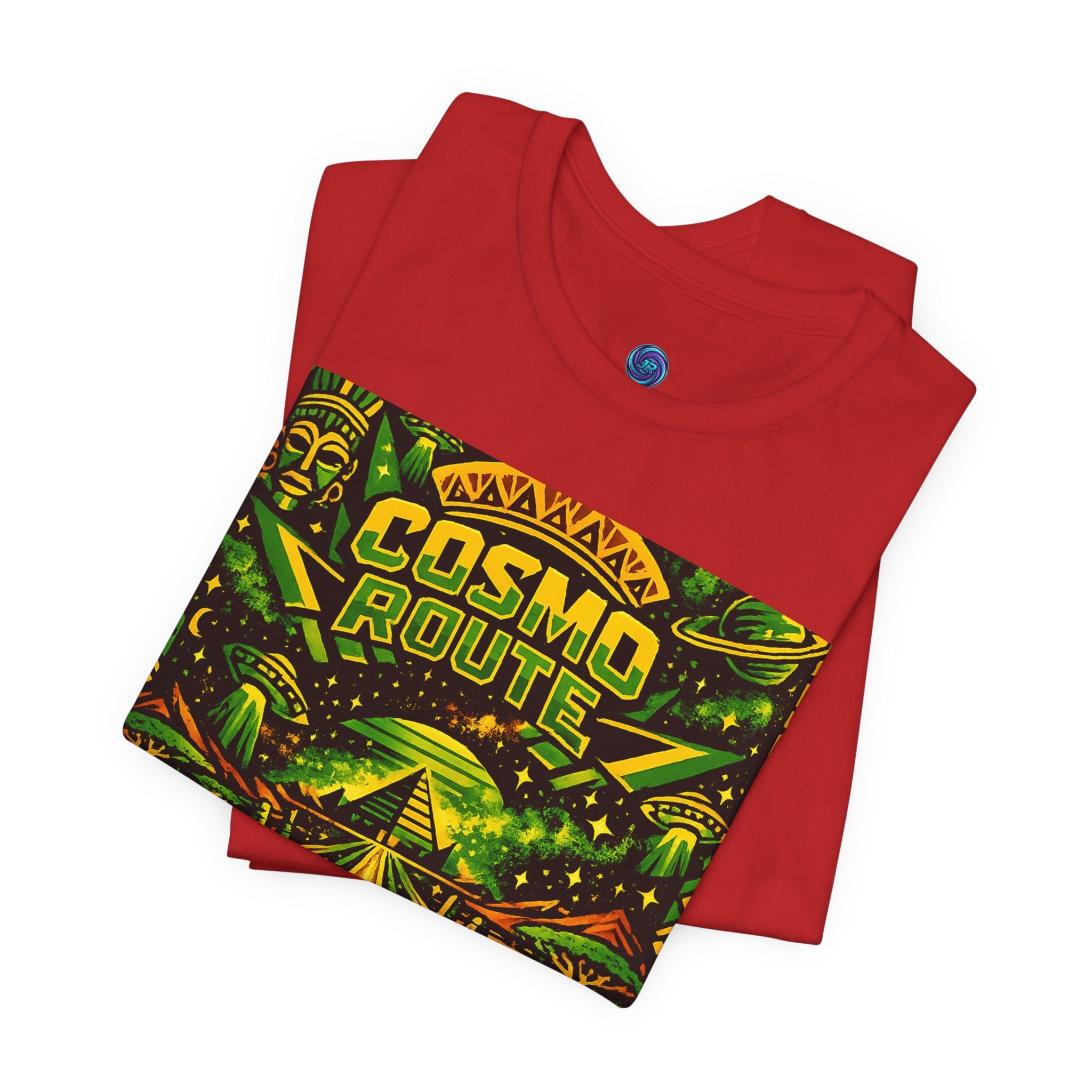 Cosmo Route / Ether Rising  ✅️✅️✅️ Tee — Cosmic Roots Collection Printify