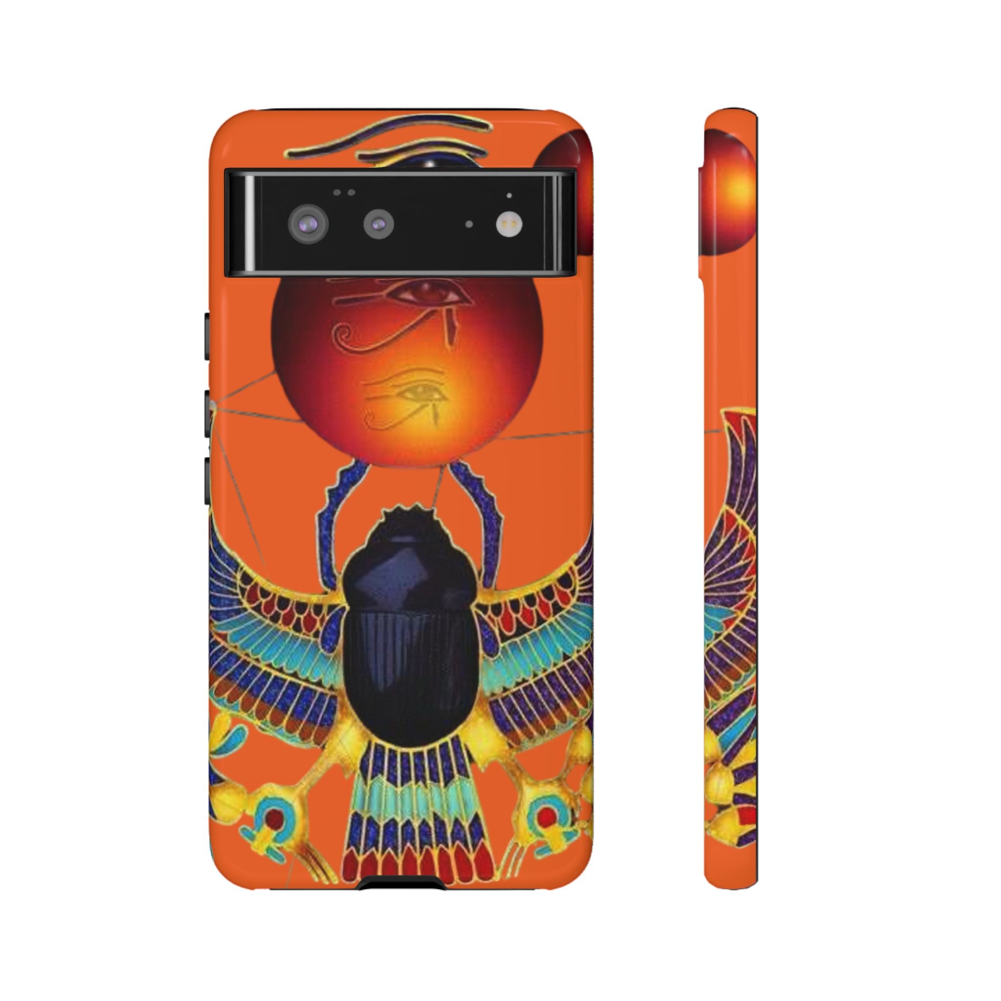 Egyptian-Inspired Phone Case, Tough Phone Cover, Unique Protective Case, Gift for Her, Vibrant Egyptian Art