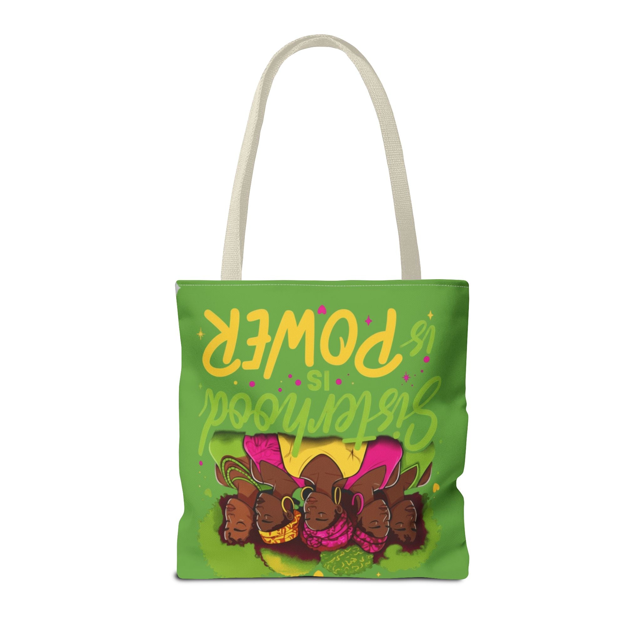 Sisterhood is Power — Tote Bag (AOP) — Green