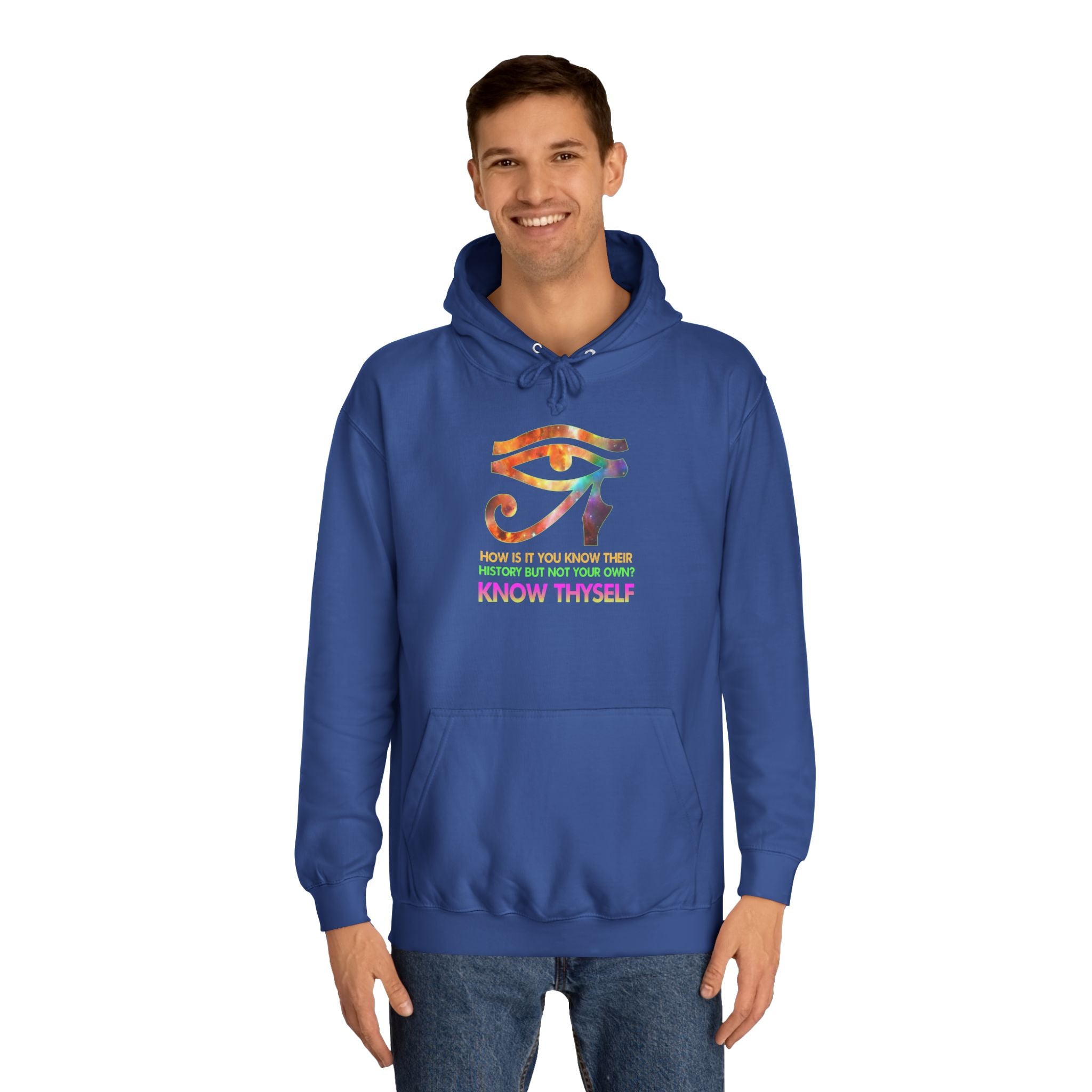 Know Thyself Hoodie — Inspirational College Sweatshirt
