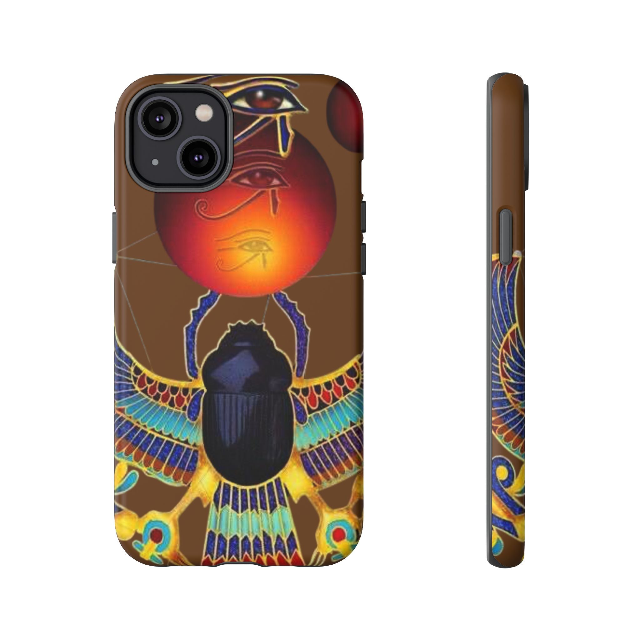 Egyptian Scarab Phone Case | Tough Cases for Unique Style, Protective Cases, Artistic Phone Covers, Gifts for Art Lovers