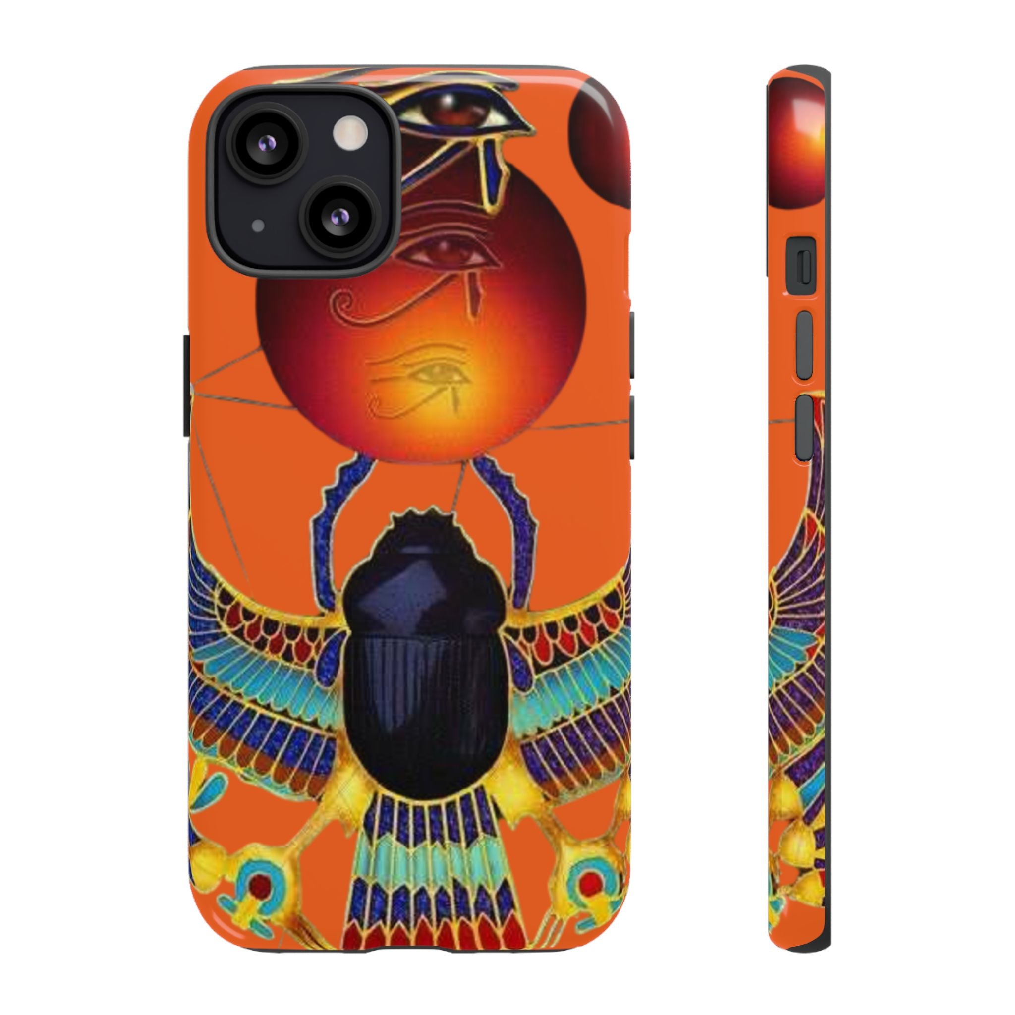 Egyptian-Inspired Phone Case, Tough Phone Cover, Unique Protective Case, Gift for Her, Vibrant Egyptian Art