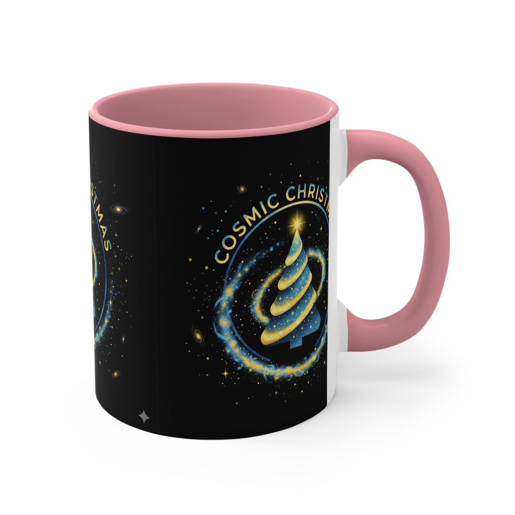 Cosmic Christmas Mug — 11oz Accent Holiday Coffee Cup❄️