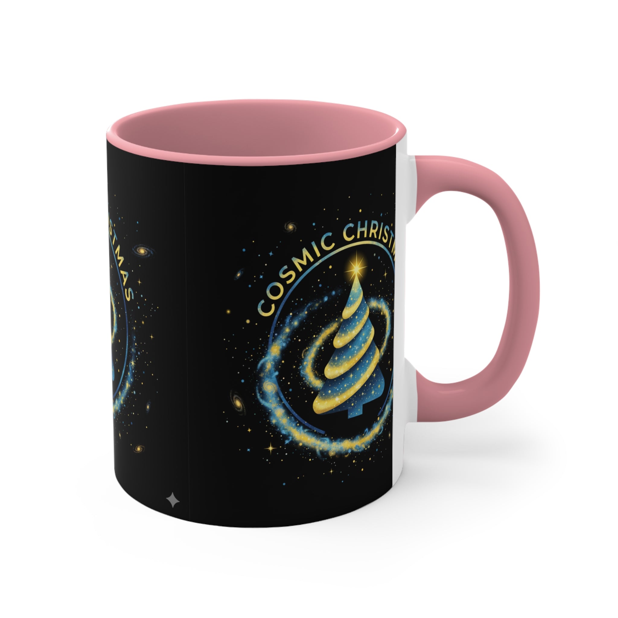 Cosmic Christmas Mug — 11oz Accent Holiday Coffee Cup❄️