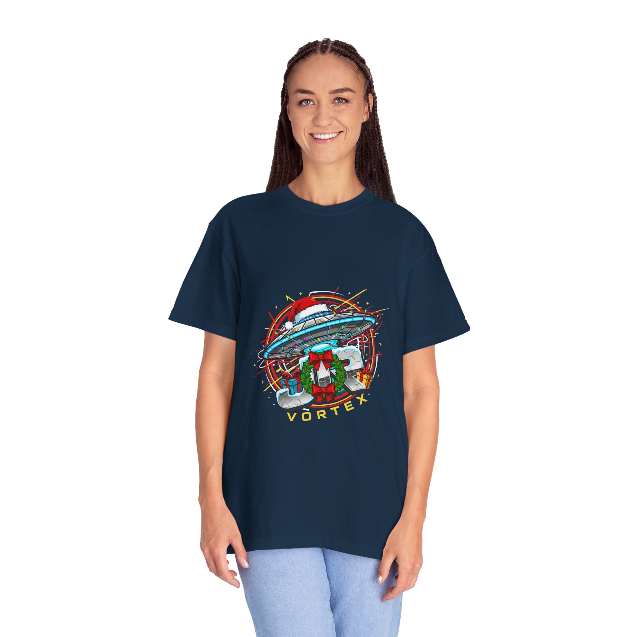 UFO Vacation Tee — Retro Alien Abduction Graphic T-Shirt