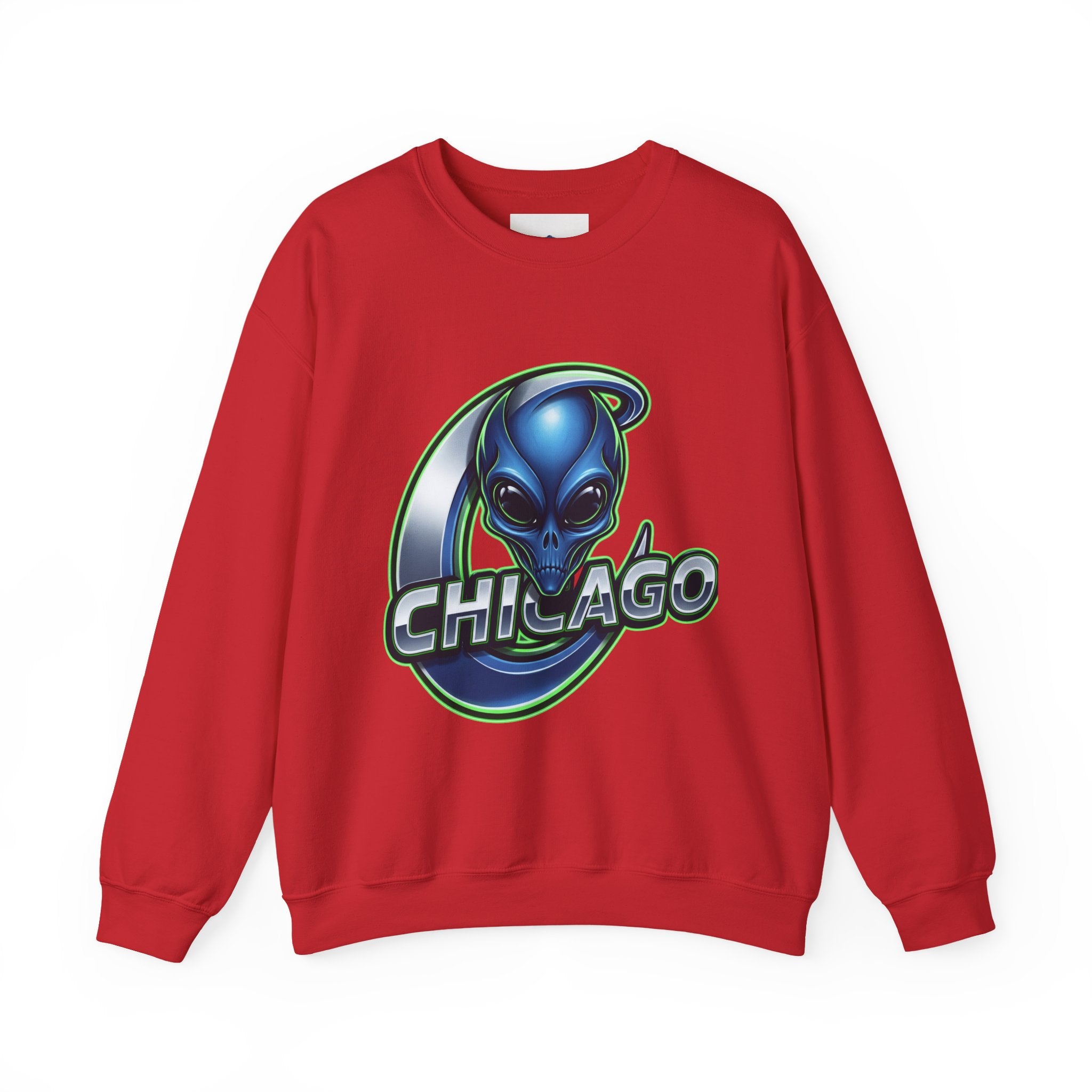 Chicago Alien Sweatshirt — Alien Graphic Crewneck