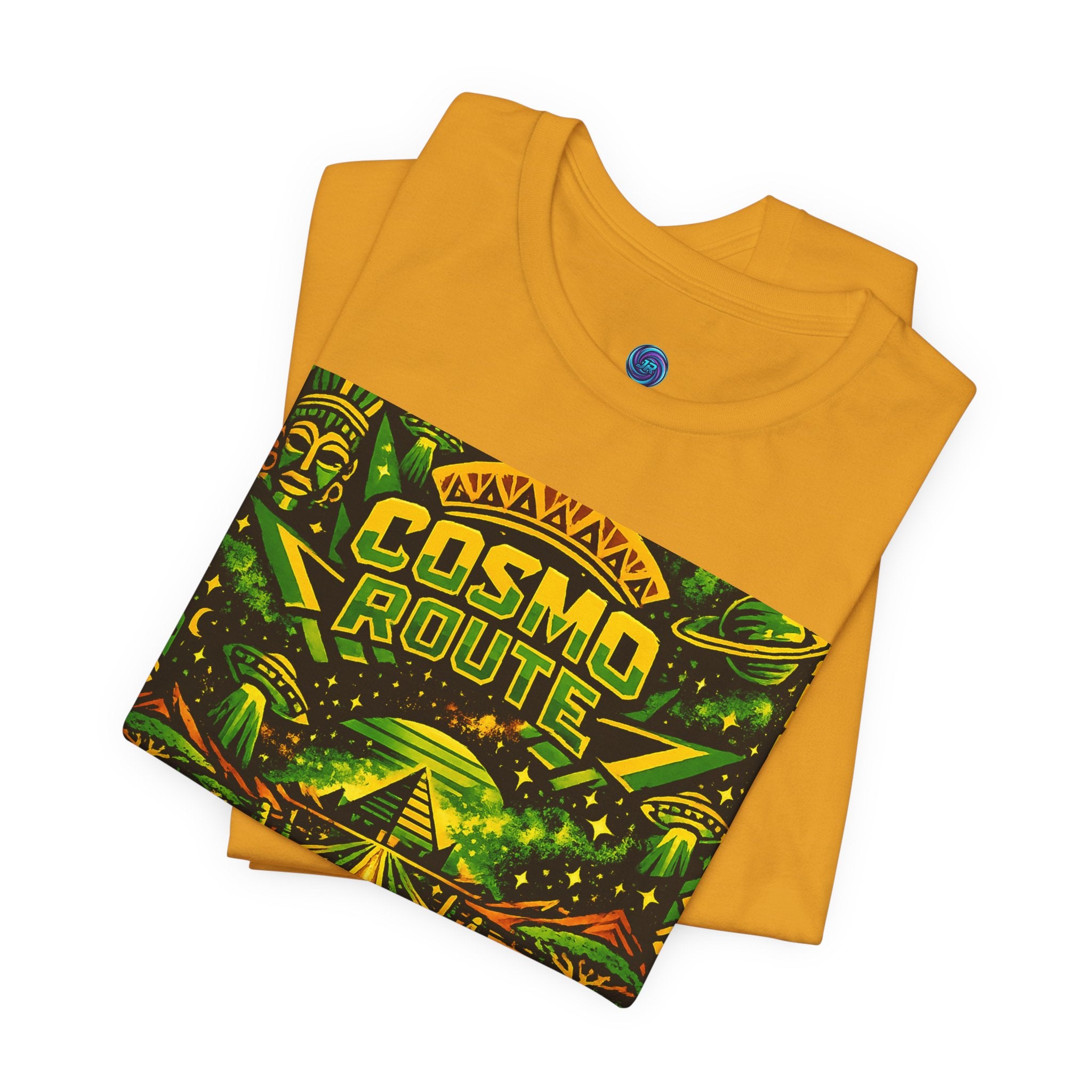 Cosmo Route / Ether Rising  ✅️✅️✅️ Tee — Cosmic Roots Collection Printify