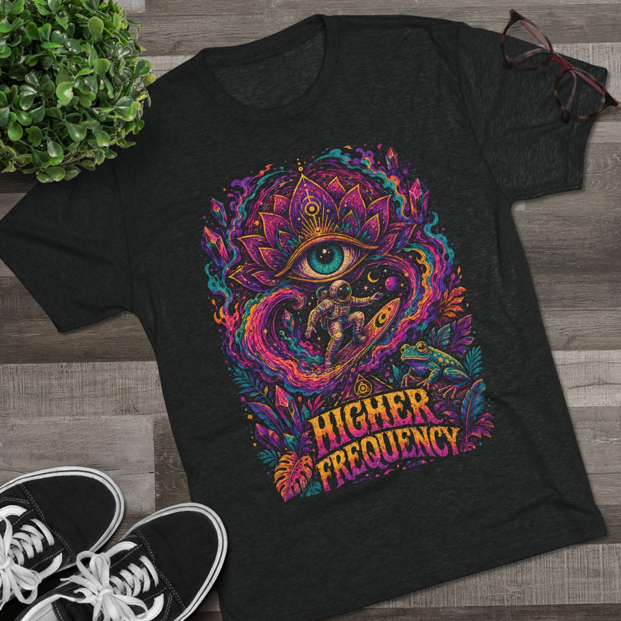 Higher Frequency Psychedelic T‑Shirt