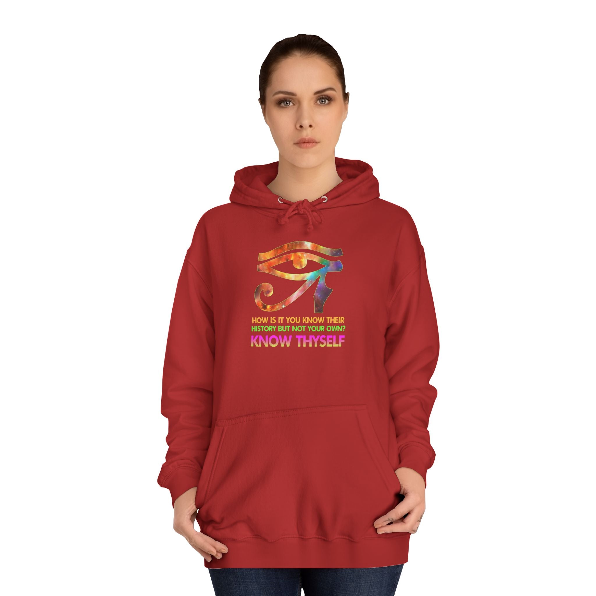 Know Thyself Hoodie — Inspirational College Sweatshirt