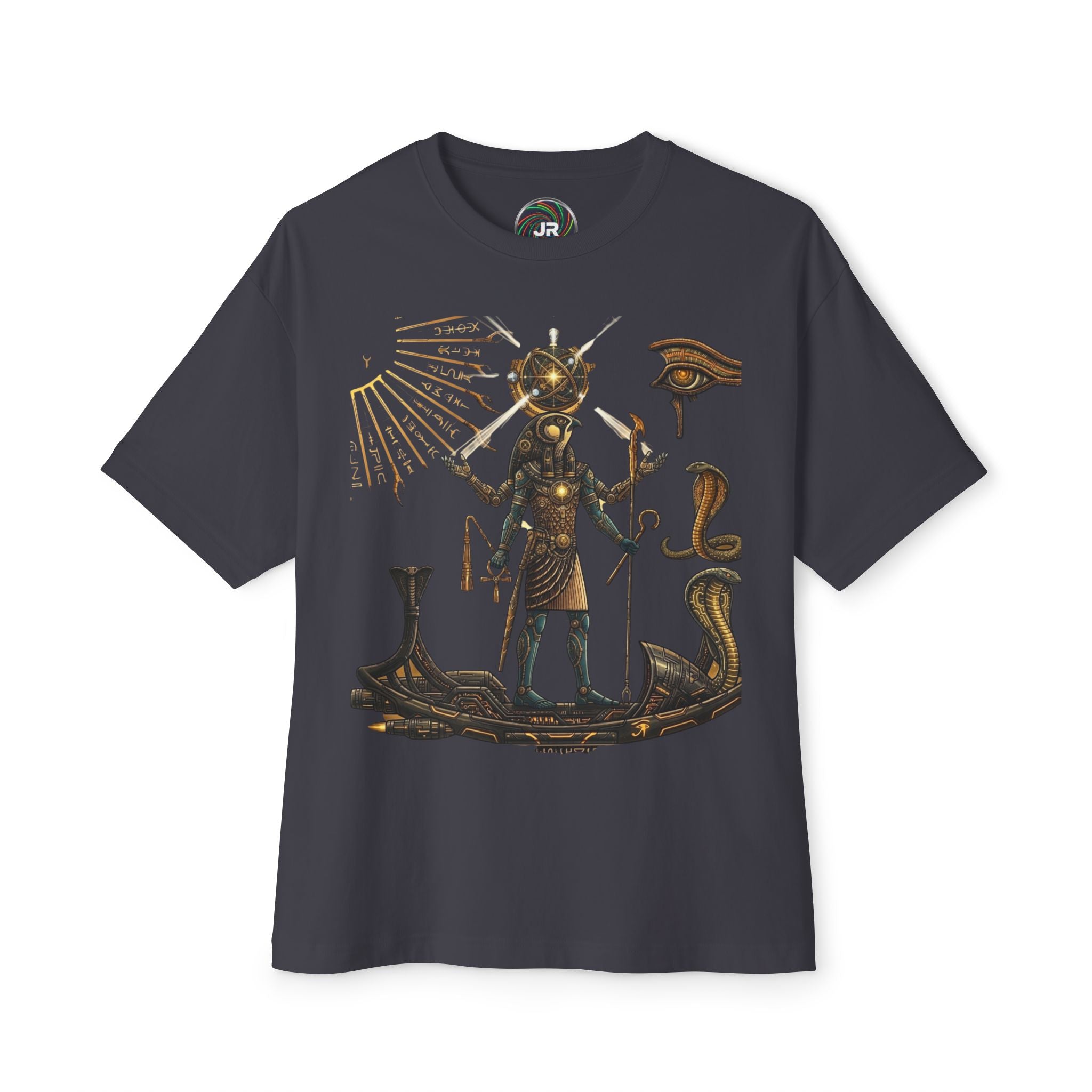 Ra Rising Oversized Tee — Ancient Egyptian God