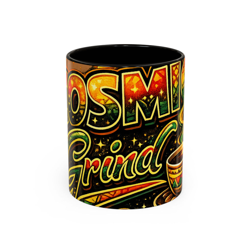 Cosmic Grind Coffee Mug — Colorful 11oz/15oz Ceramic Cup Printify